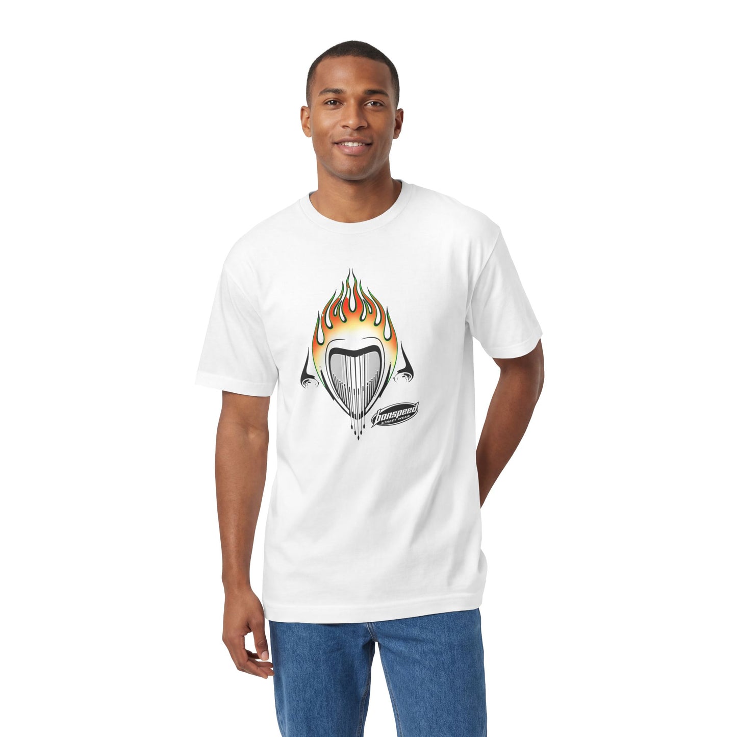 Michael Anthony's Grill on Fire Tee - Hot Rod Roadster T-shirt