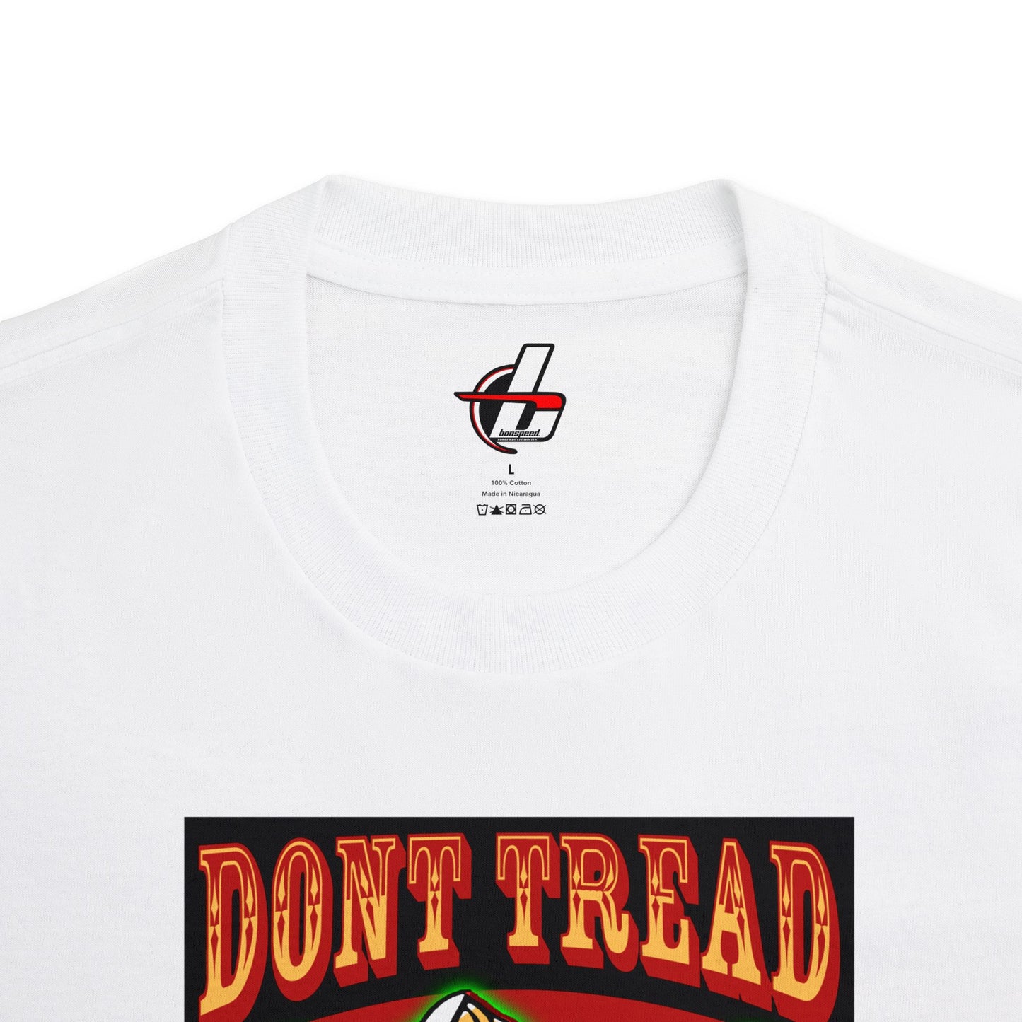 Tattoo-Inspired Don't Tread on Me Unisex Tee, Graphic T-shirt, Rat Rod, bonspeed