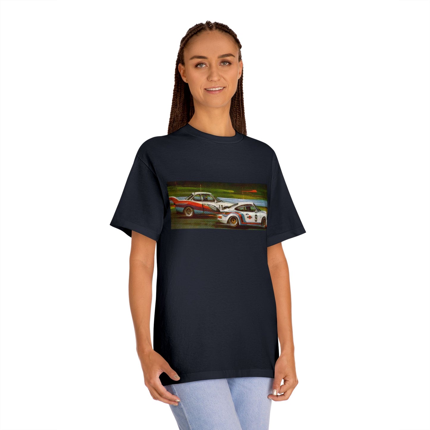 Racing-Themed Trans-Am Classic Tee | Porsche & BMW, Motorsport T-Shirt BLK & WHT