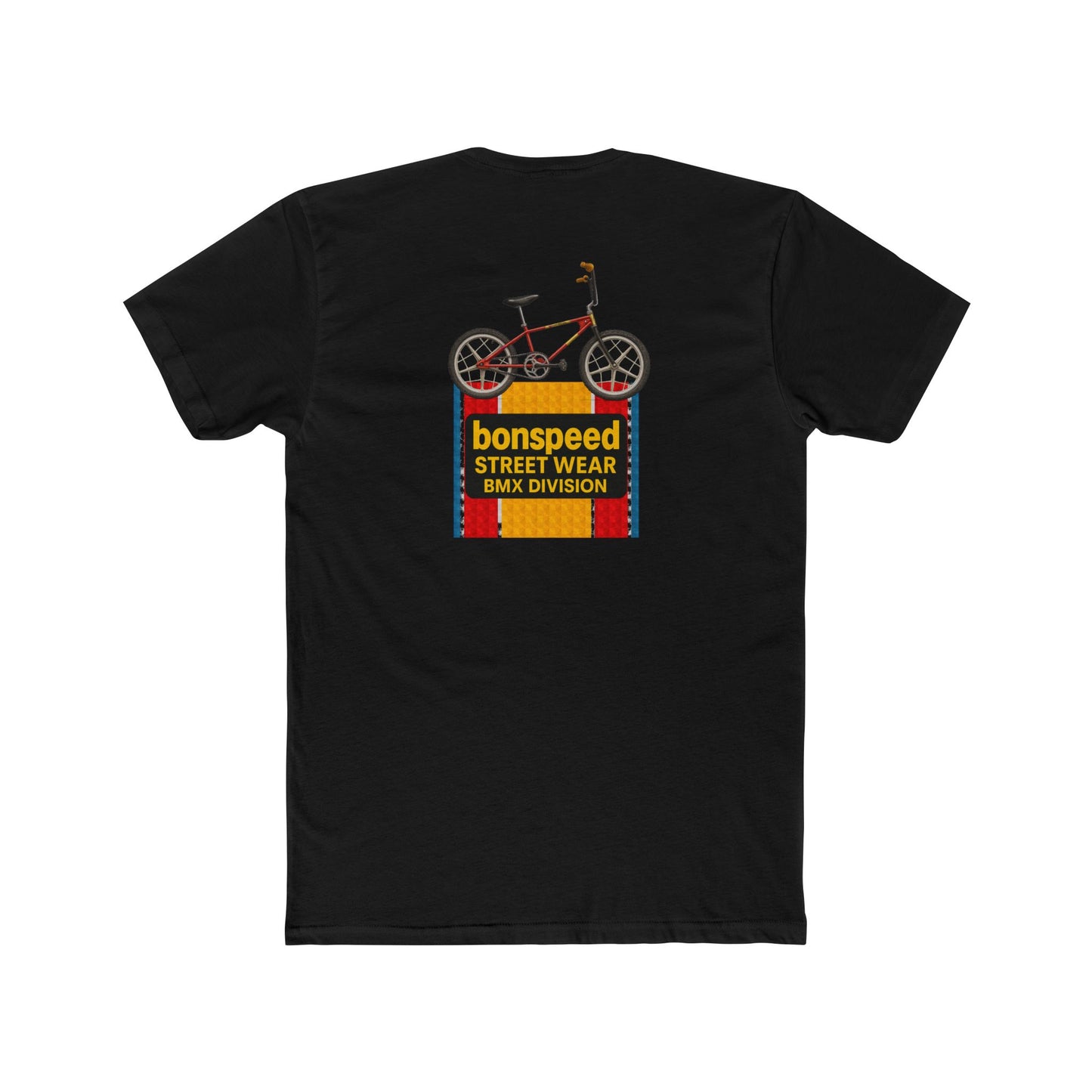 BMX Bike Graphic Tee — "bonspeed Street Wear BMX Division" Cotton T-Shirt