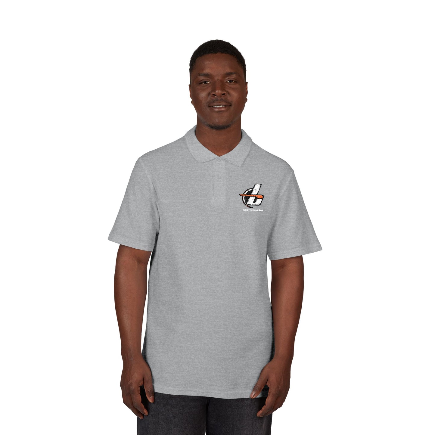 bonspeed Street Wear Pique Polo Shirt (Embroidered) - Casual Wear, 100% Cotton, Circle b Logo