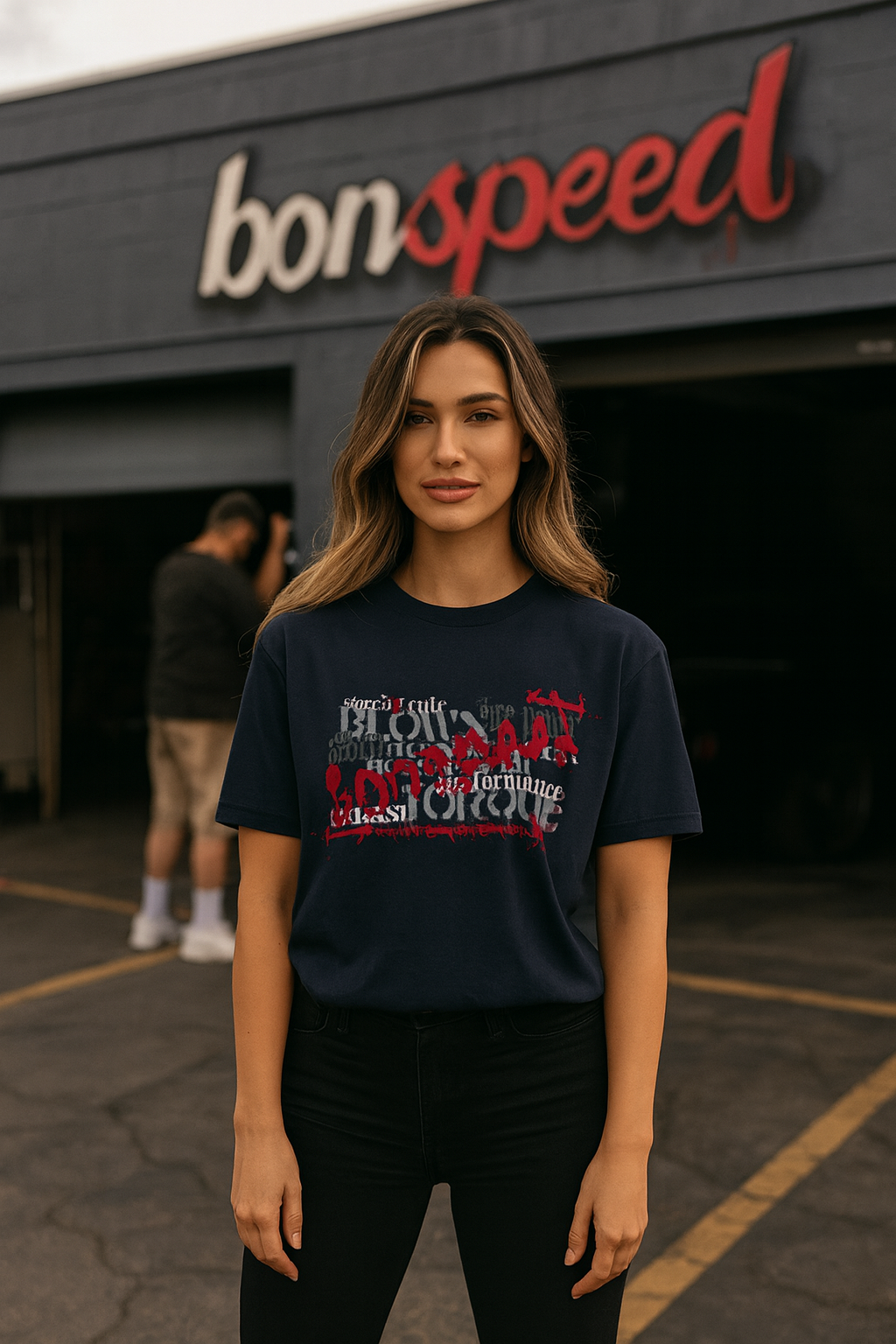 bonspeed Graffiti Tee, Casual Streetwear, Everything Performance, Edgy Style