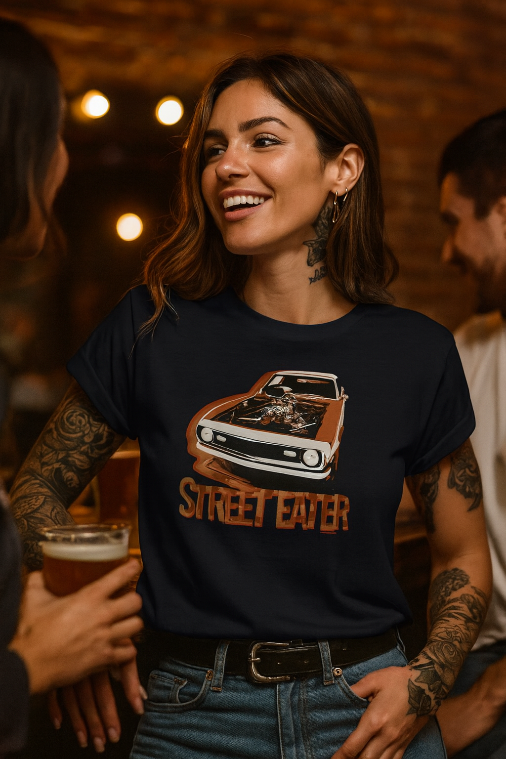 Street Eater Unisex Classic Tee - Automotive Graphic T-Shirt, Vintage Car [...]