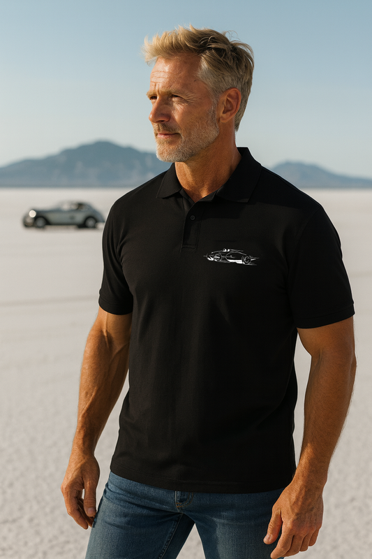 Bonneville Bellytanker Embroidered Polo Shirt, Casual Wear, Golf Shirt, Everyday Comfort, Gift for Him/Her