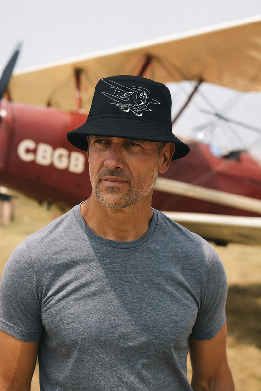 AIR Icon Bucket Hat | bonspeed under the bill | Biplane, Airplane Hat