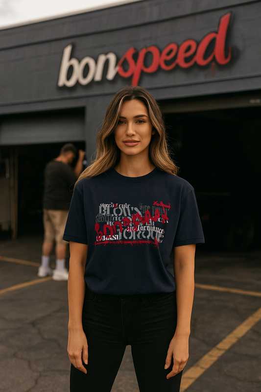 bonspeed Graffiti Art Women's Classic Tee, Casual Wear, Graphic T-Shirt, Automotive Fashion, Unique Gift