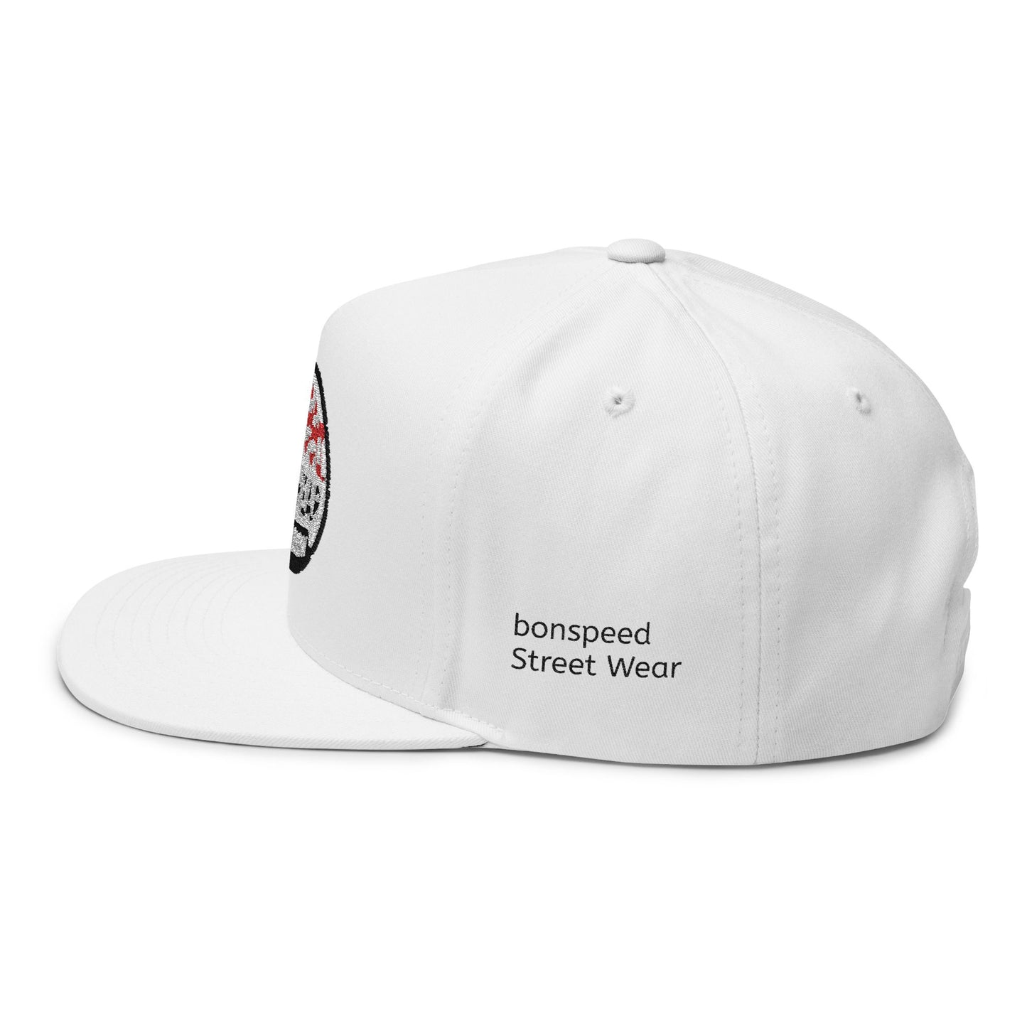 bonspeed Street Wear Embroidered Flat Bill Cap — BMX Division Snapback