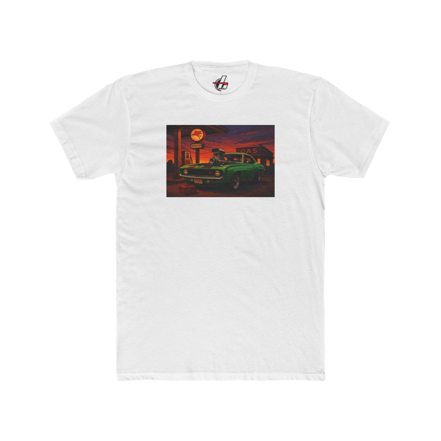 Blown 1969 Camaro Z/28 Street Machine Musclecar Gas Station T-shirt bonspeed Street Wear