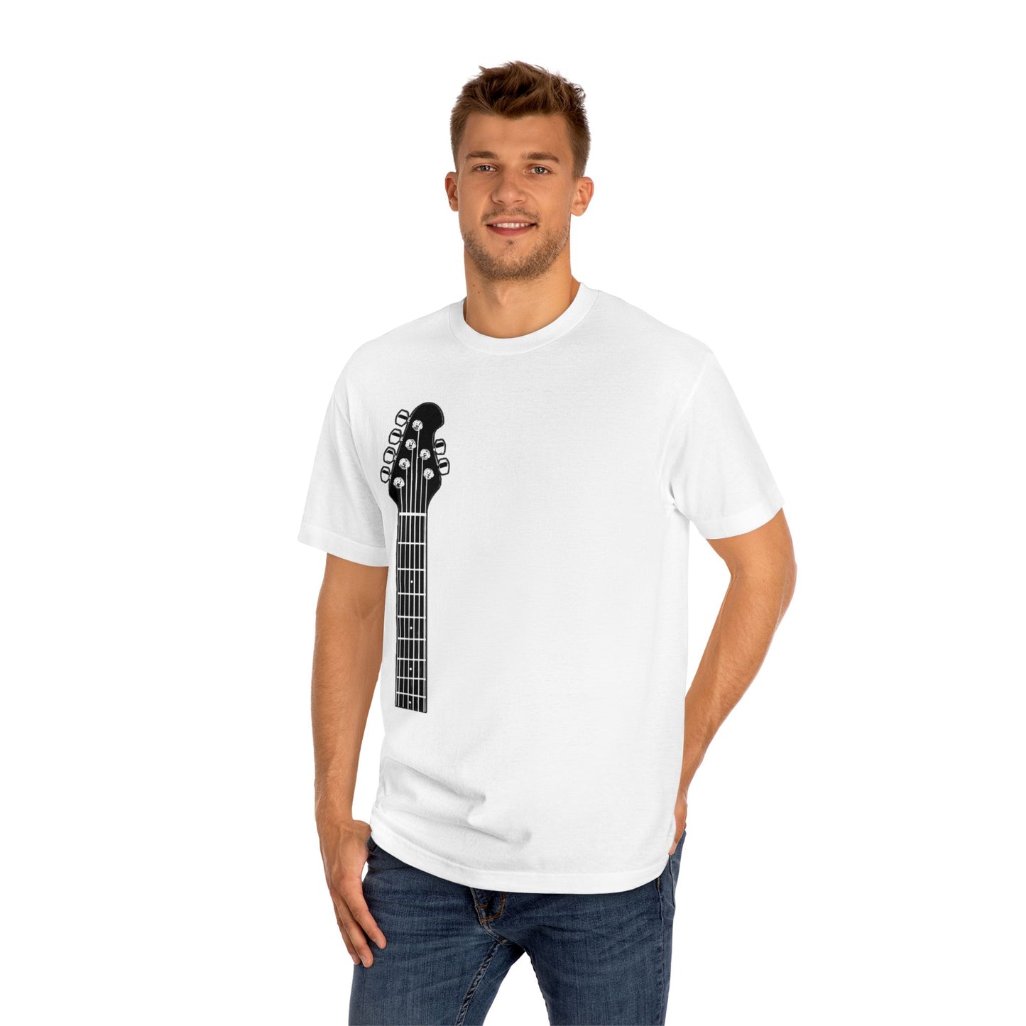 Guitar Lover's Classic Tee, Music T-Shirt, Unisex Graphic Tee, Guitar Neck