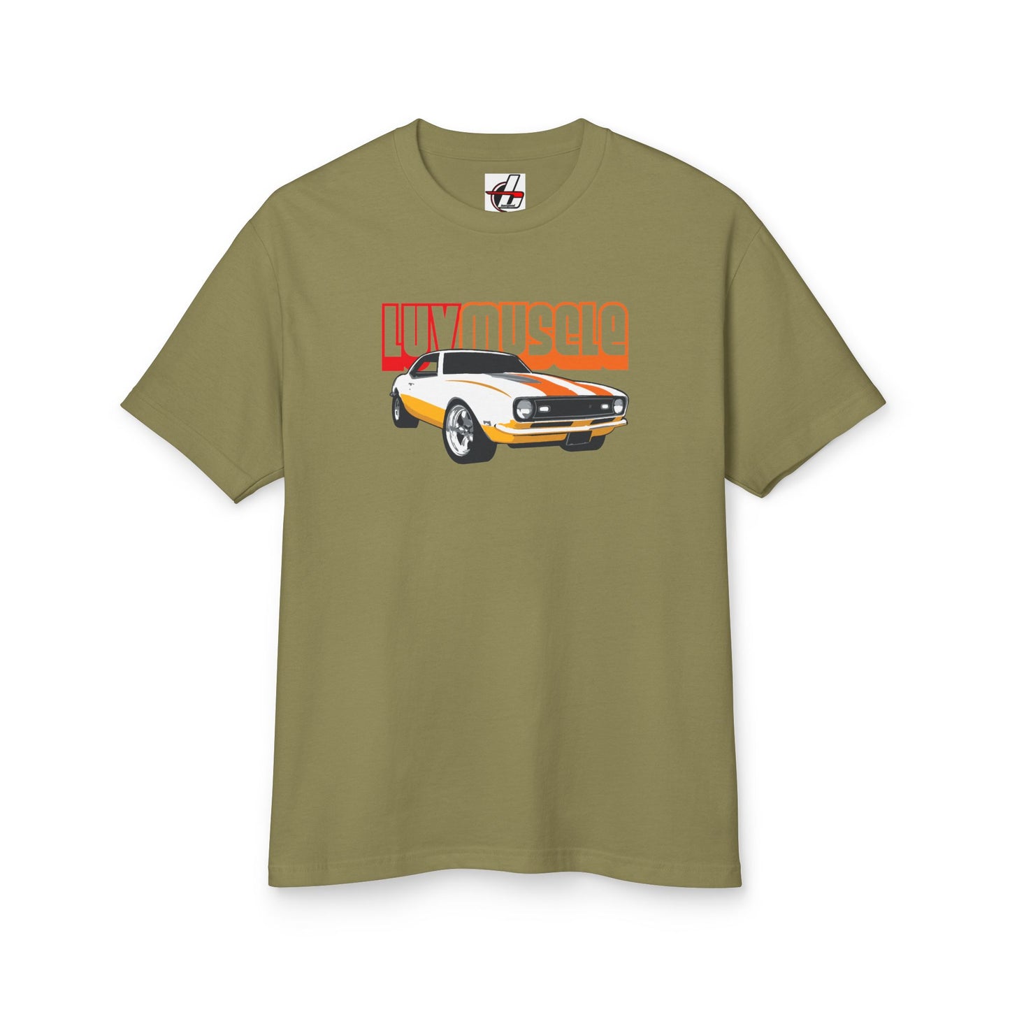 Muscle Car Graphic Tee for Car Lovers, Vintage Women's Style Shirt, Garment Dyed Tee, bonspeed Street Wear