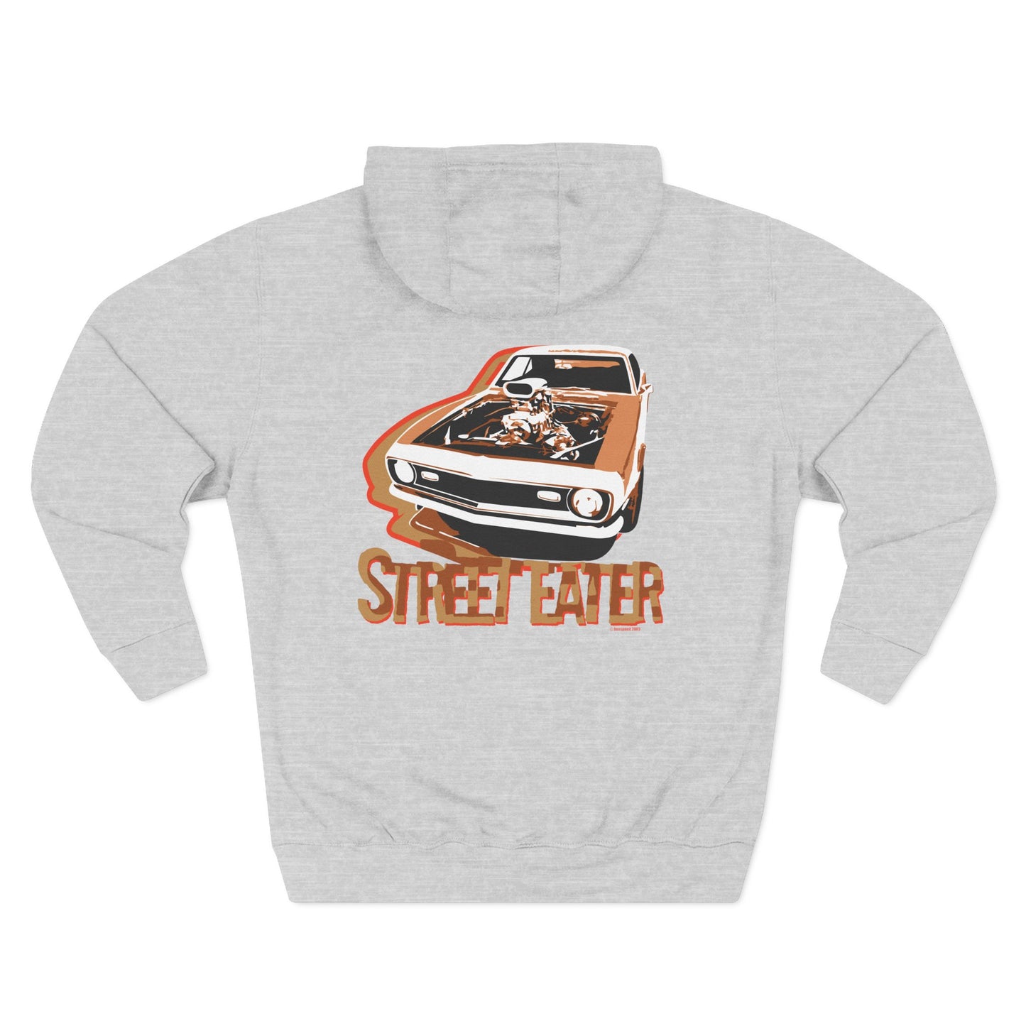 Street Eater Hoodie - Cool Car Graphic, Unisex Fleece, Camaro Street Machine