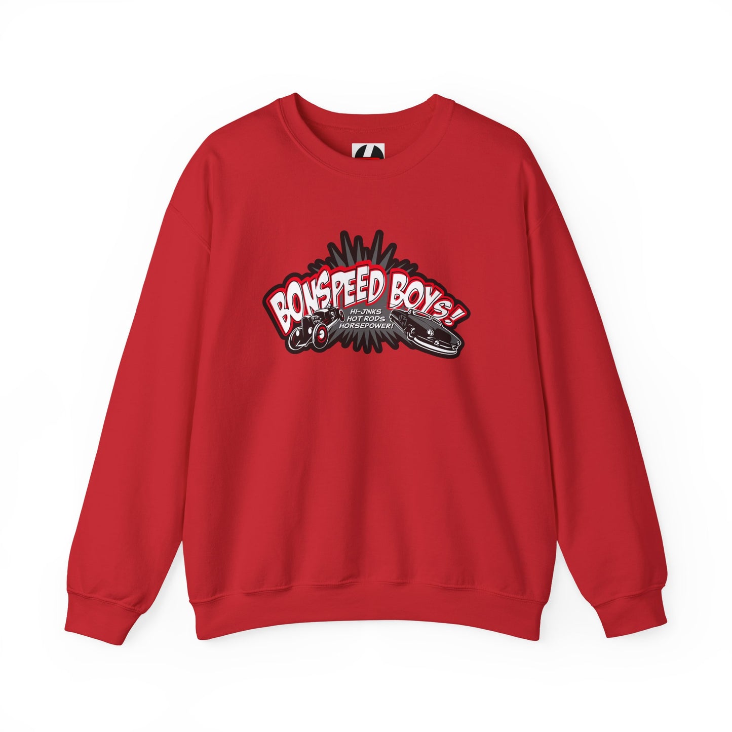 bonspeed Boys Crewneck Sweatshirt, Life The Lifestyle of Hot Rods and Hi Jinx