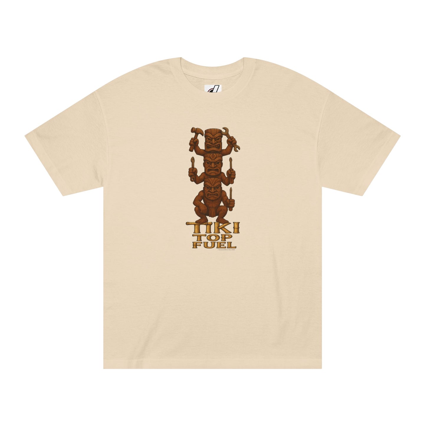 Tiki Top Fuel Tee, Unisex Graphic Shirt, Tiki Totem, bonspeed Street Wear