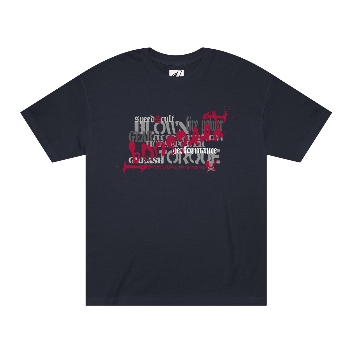 bonspeed Graffiti Art Women's Classic Tee, Casual Wear, Graphic T-Shirt, Automotive Fashion, Unique Gift