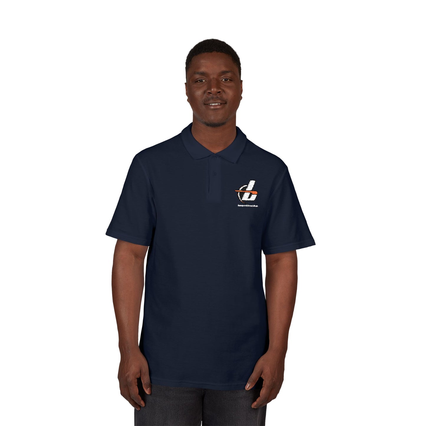 bonspeed Street Wear Pique Polo Shirt (Embroidered) - Casual Wear, 100% Cotton, Circle b Logo