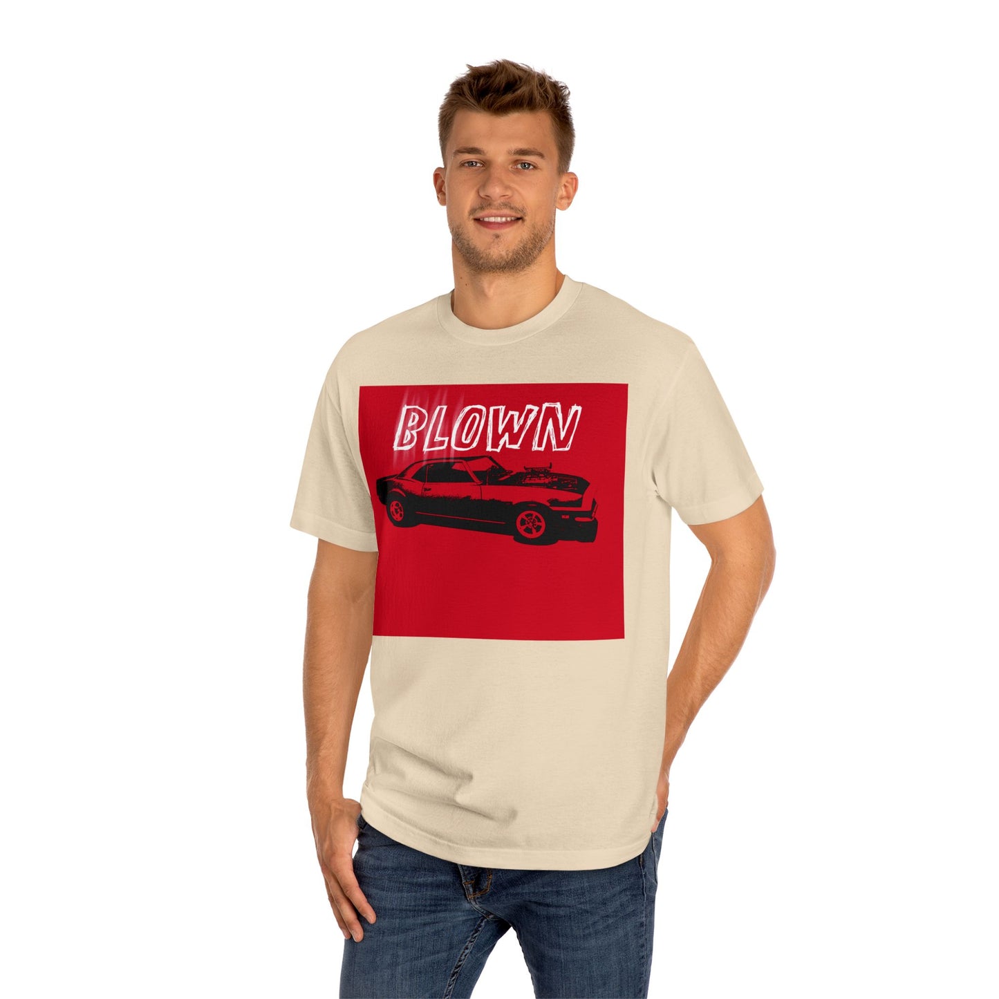 Blown Camaro Car Tee, Muscle Car T-Shirt, bonspeed Original, White, Sand, Black