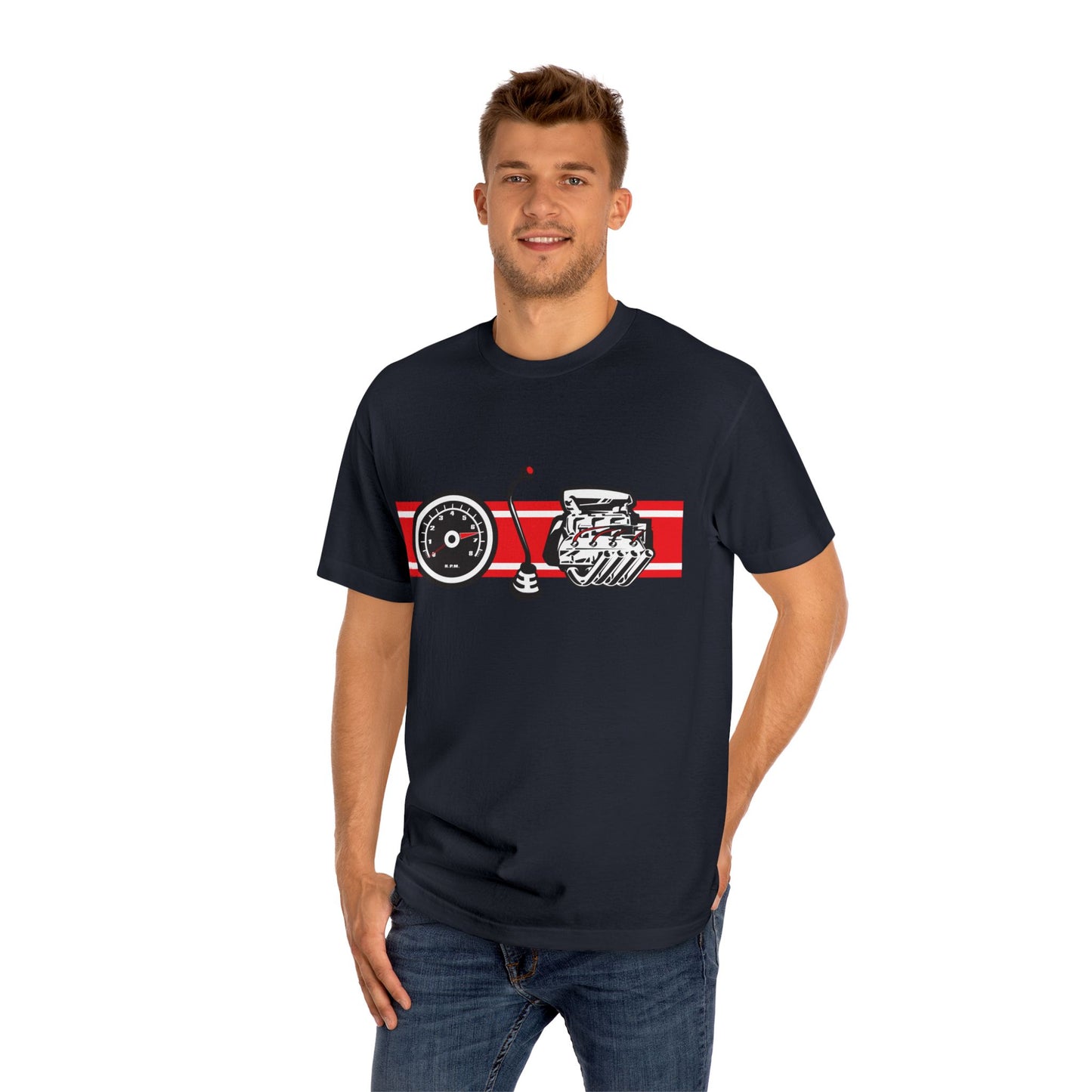 bonspeed Hot Rod Tee Custom Car Gift, Performance Basics Vintage ReIssue t-shirt
