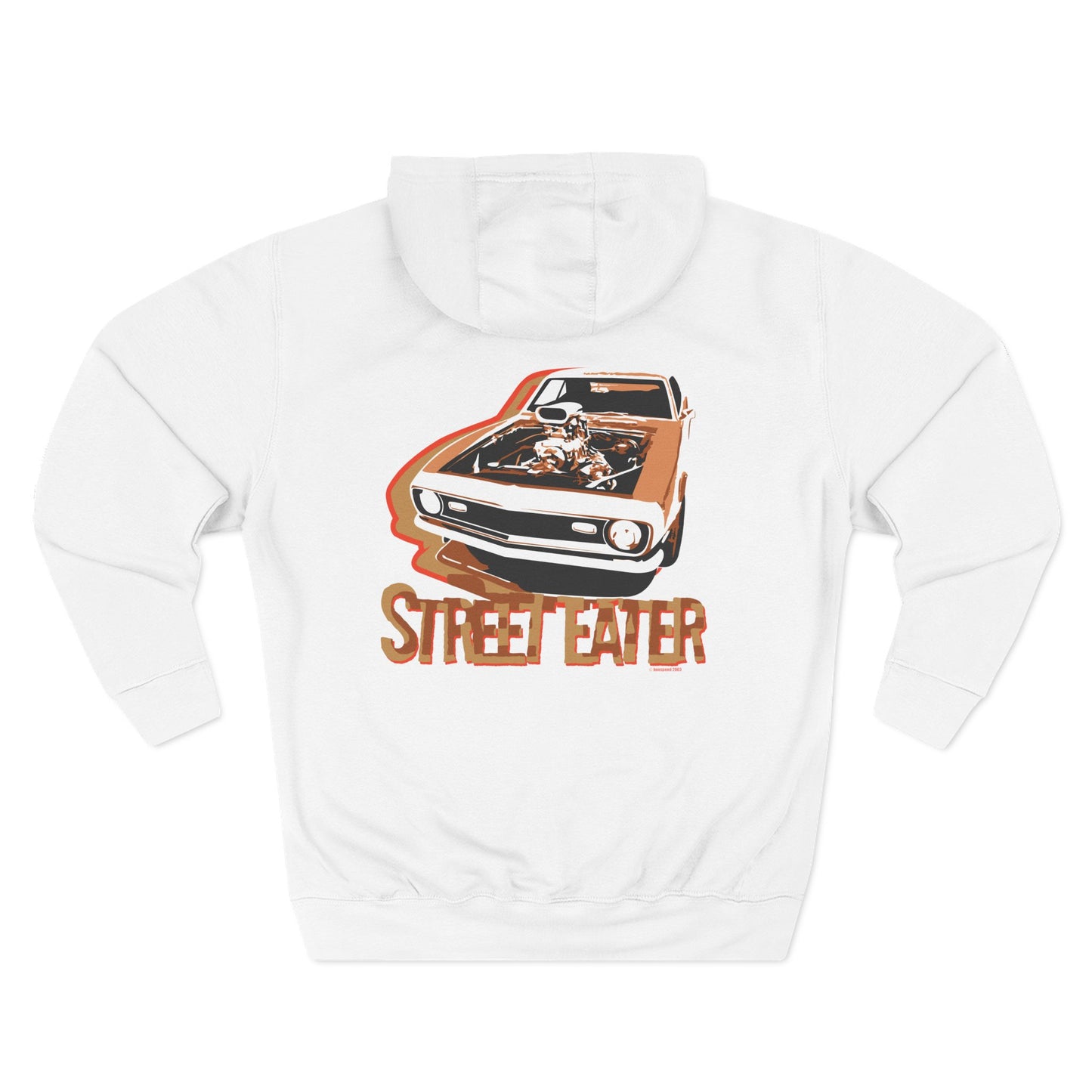 Street Eater Hoodie - Cool Car Graphic, Unisex Fleece, Camaro Street Machine
