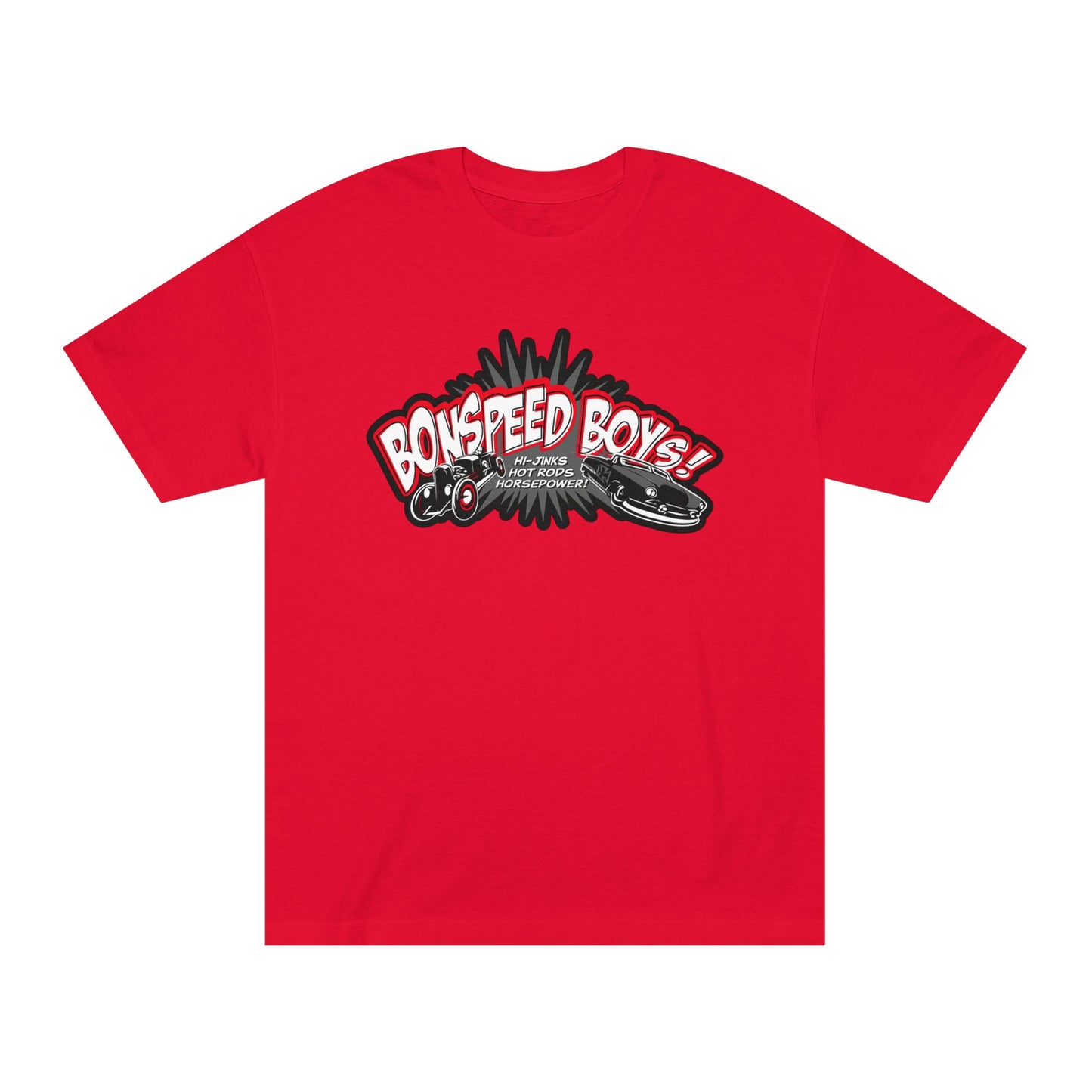 bonspeed Boys Graphic Hot Rod T-shirt, Live the bonspeed Street Wear Lifestyle