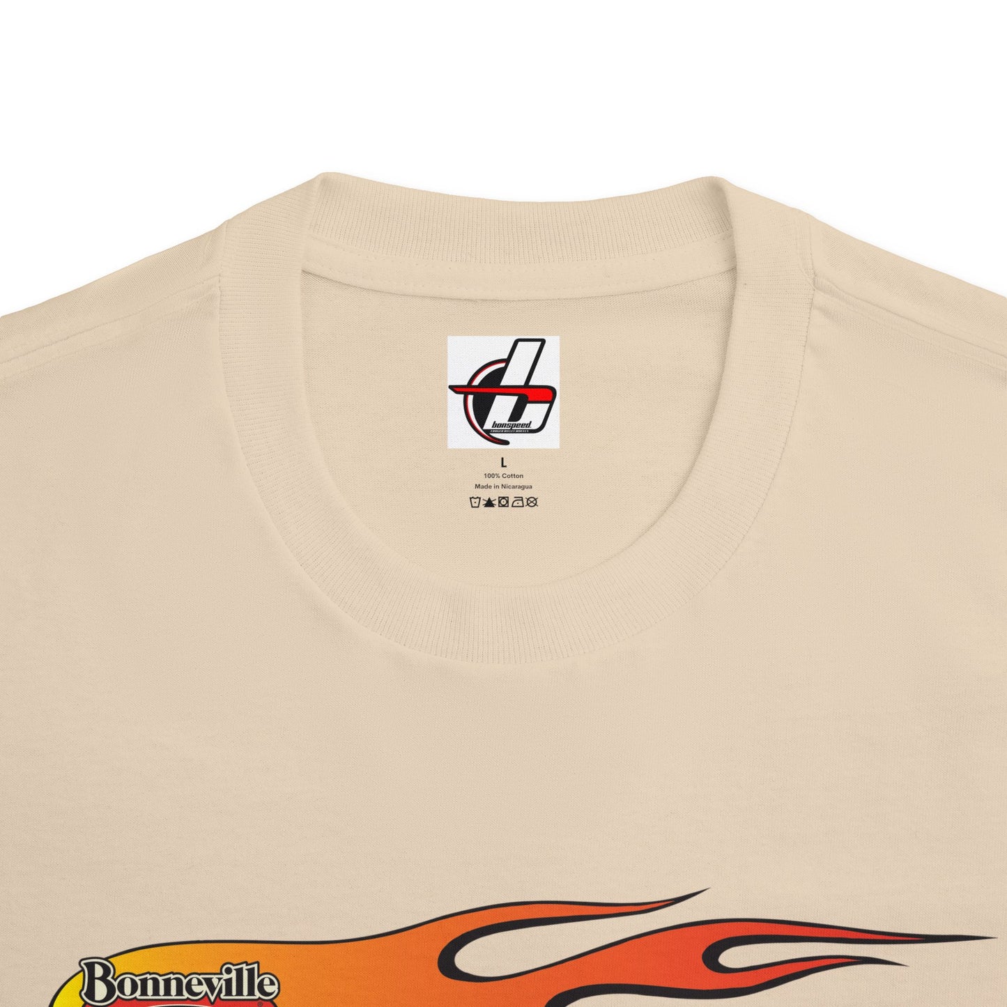 Flame Graphics Reissue Bonneville Speed & Supply Tee, bonspeed Graphic T-Shirt