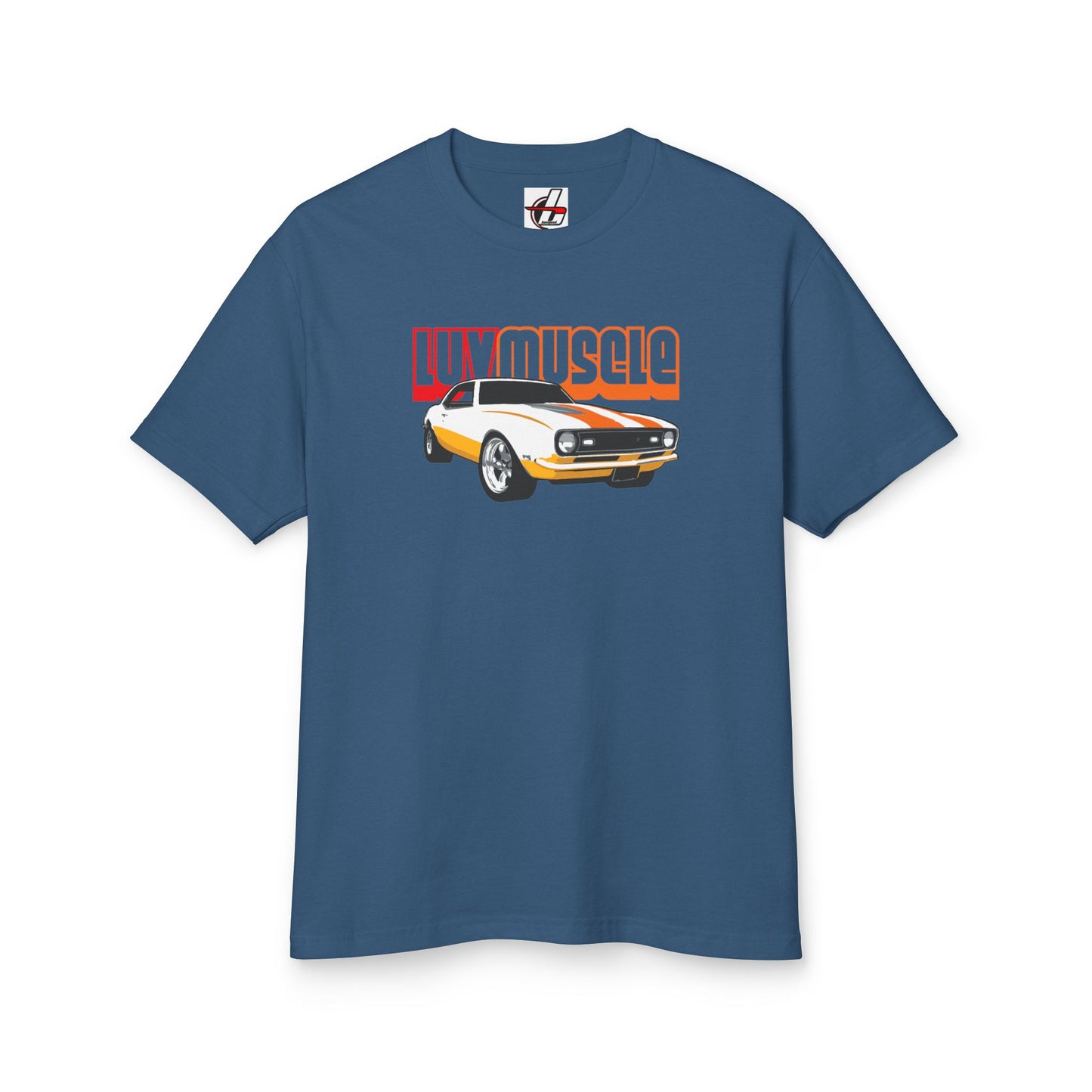 Muscle Car Graphic Tee for Car Lovers, Vintage Women's Style Shirt, Garment Dyed Tee, bonspeed Street Wear