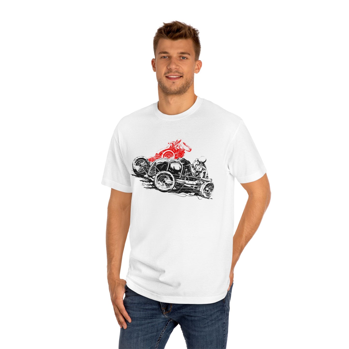 Vintage Midget Sprint Car Graphic Tee, Racing Car T-Shirt, Women's T-Shirt, Automotive Gift, Casual Wear for Car Enthusiasts