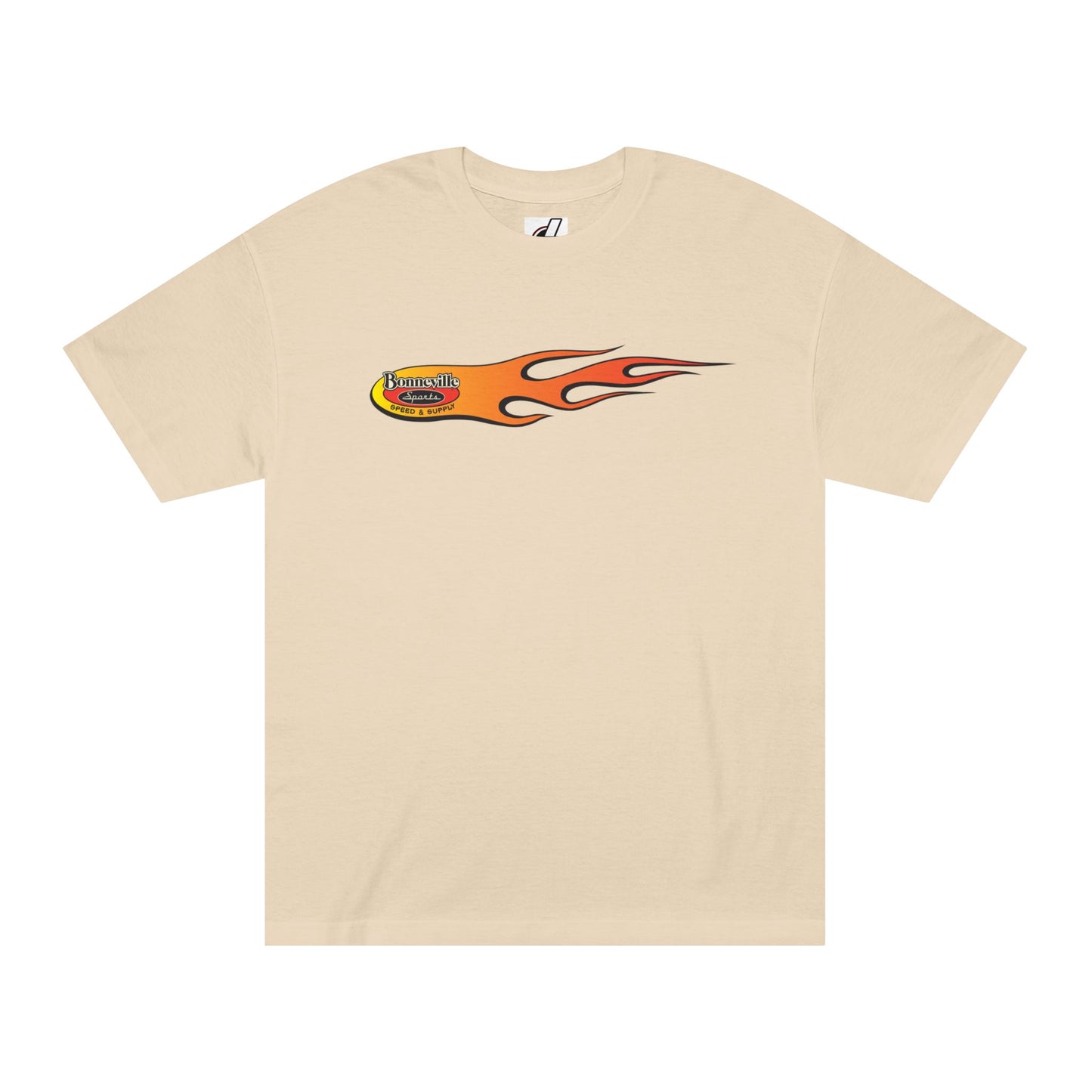 Flame Graphics Reissue Bonneville Speed & Supply Tee, bonspeed Graphic T-Shirt