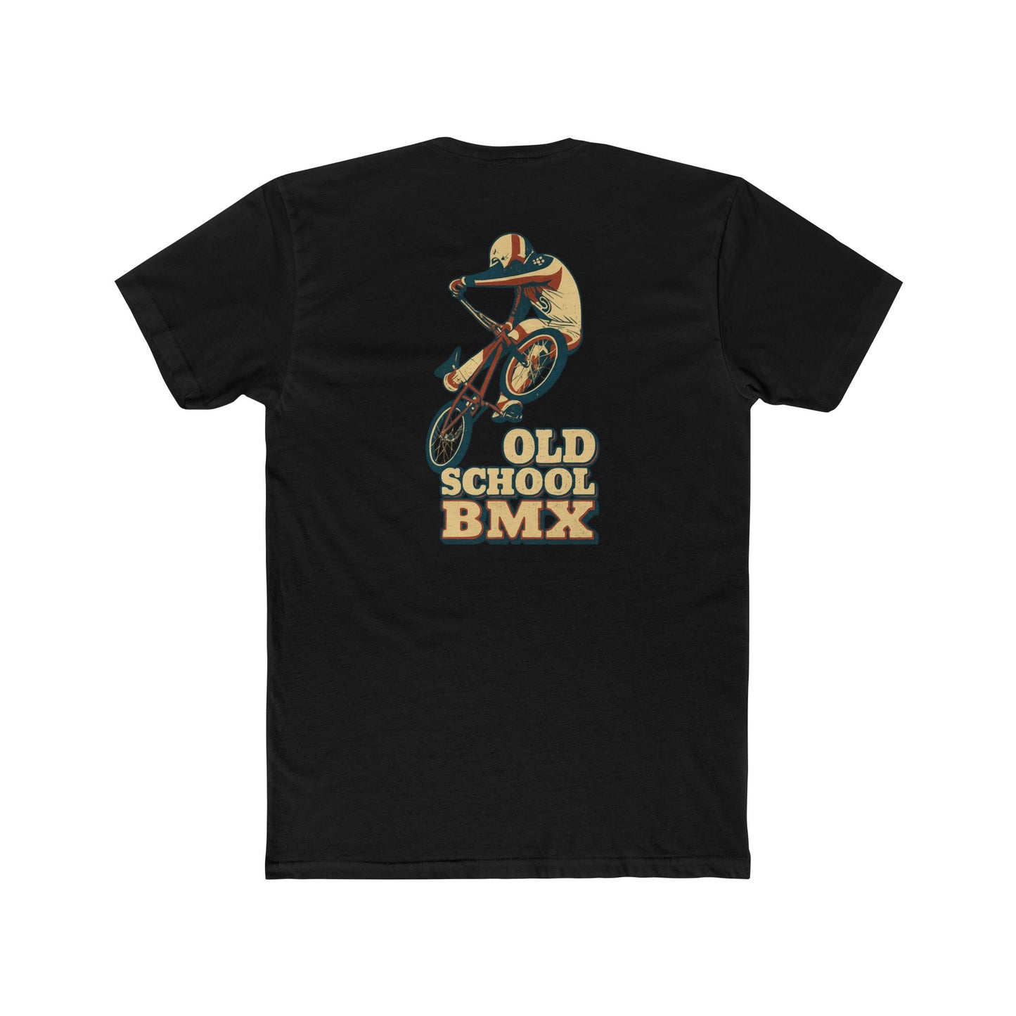Old School BMX Rider T-Shirt Vintage BMX Graphic Big Jump Tee, bonspeed Street Wear
