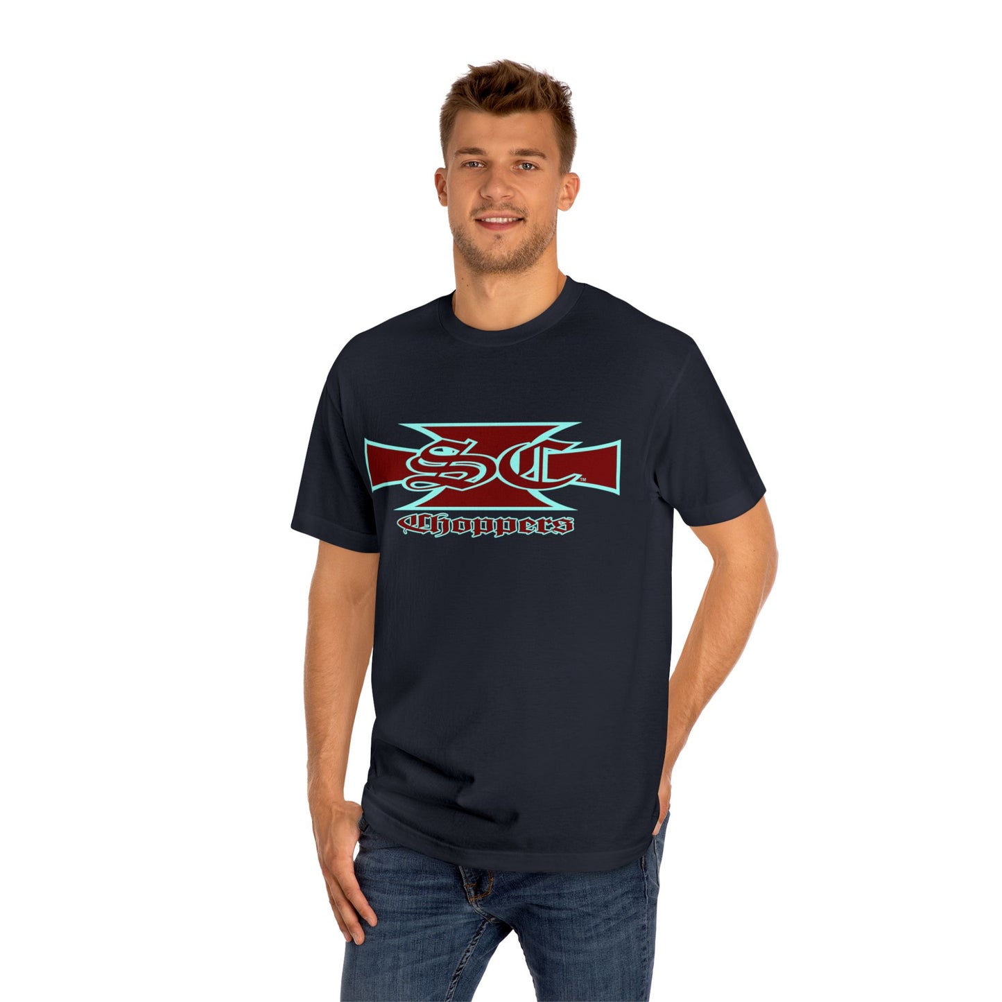 So Cal Choppers Tee with Choppers Design, Retro Graphic T-Shirt, Motorcycle