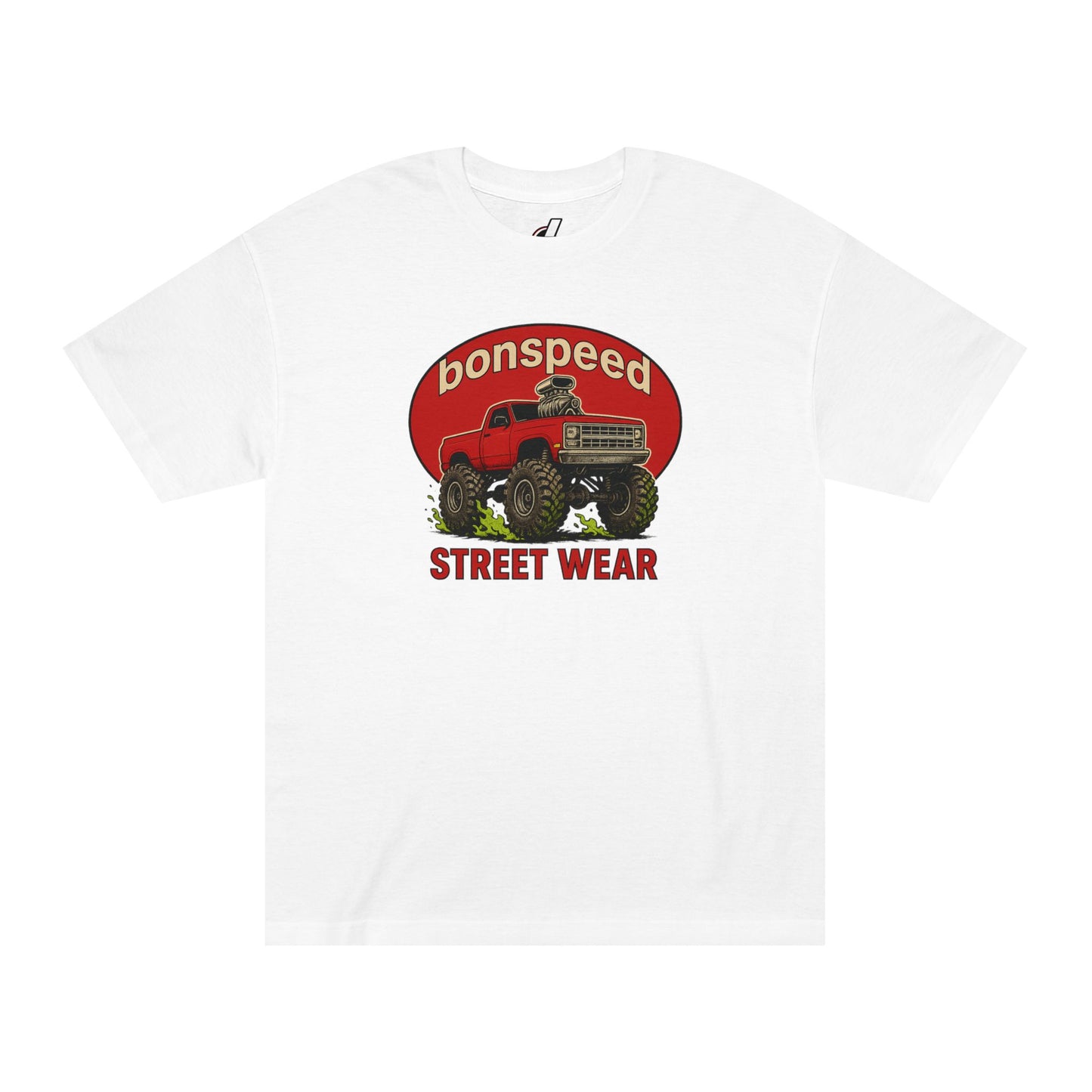 4X4 Square Body Pick Up bonspeed Street Wear Tee — Truck Graphic T-Shirt, Monster Truck