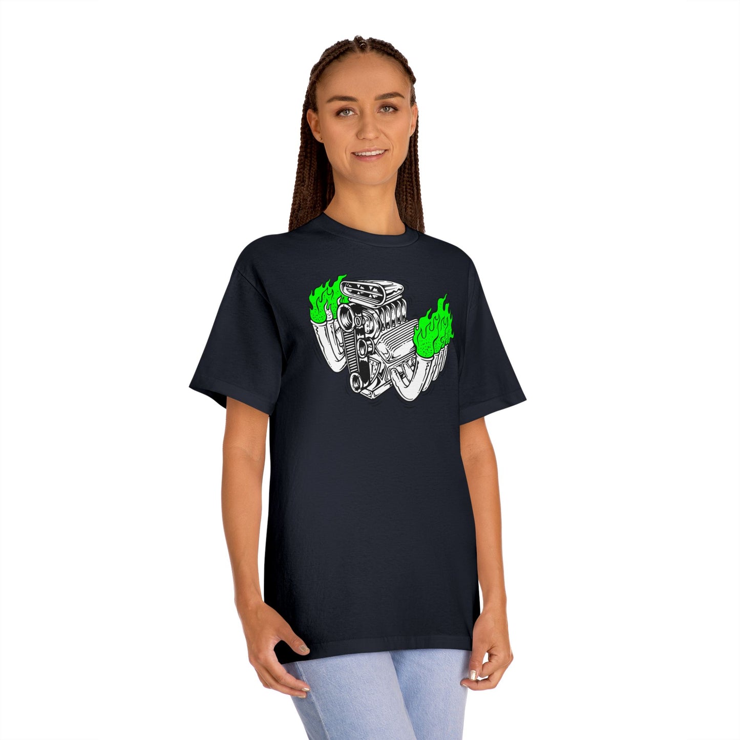 Blown Fink Motor Graphic Tee, Ed Roth Style Shirt, Flames, bonspeed Original
