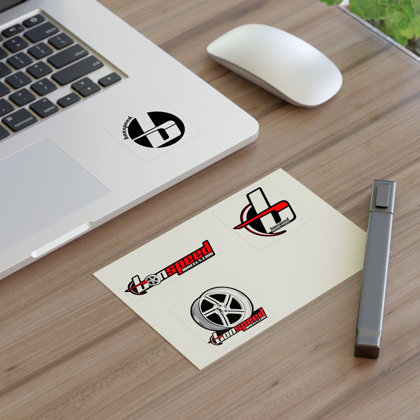 bonspeed Wheels Sticker Sheets - Billet Wheel Designs, Circle b logo 4 Styles