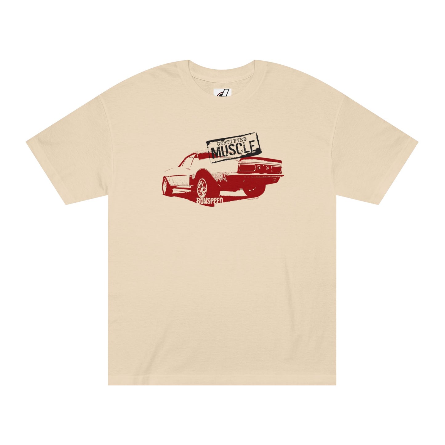 Certified Muscle bonspeed Tee, Muscle Car Camaro on Your Chest, T-Shirt