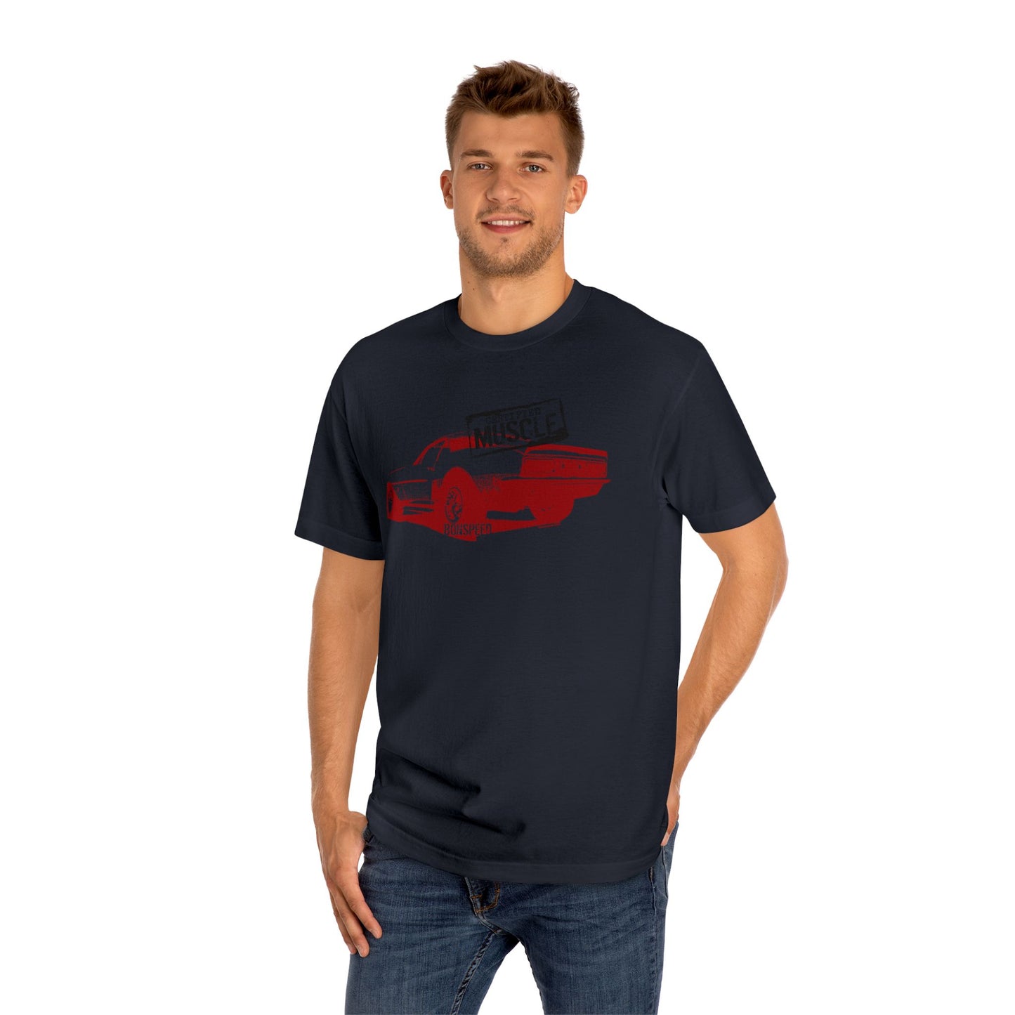Certified Muscle bonspeed Tee, Muscle Car Camaro on Your Chest, T-Shirt