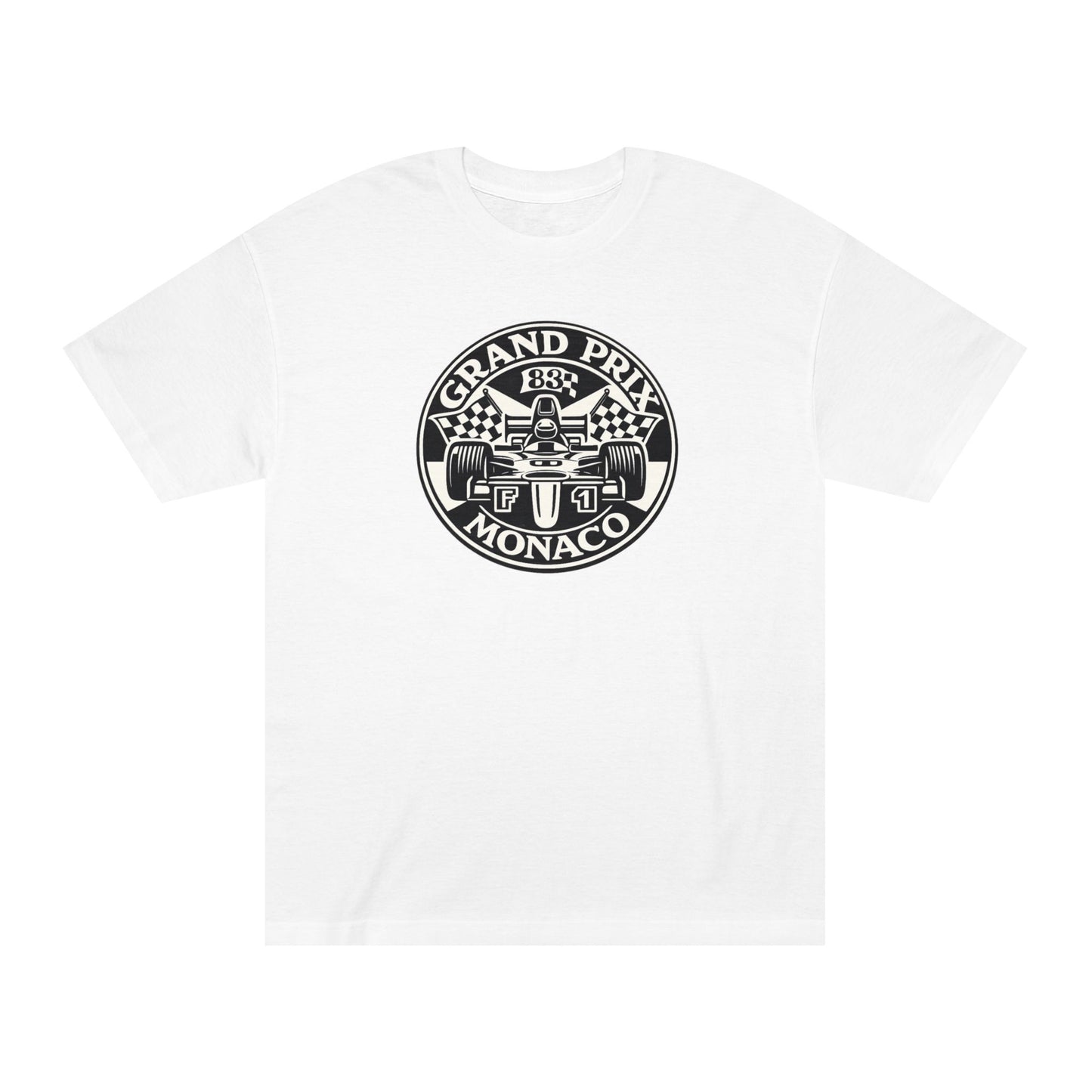 Monaco Grand Prix Racing Tee, Vintage F1 logo 1980s