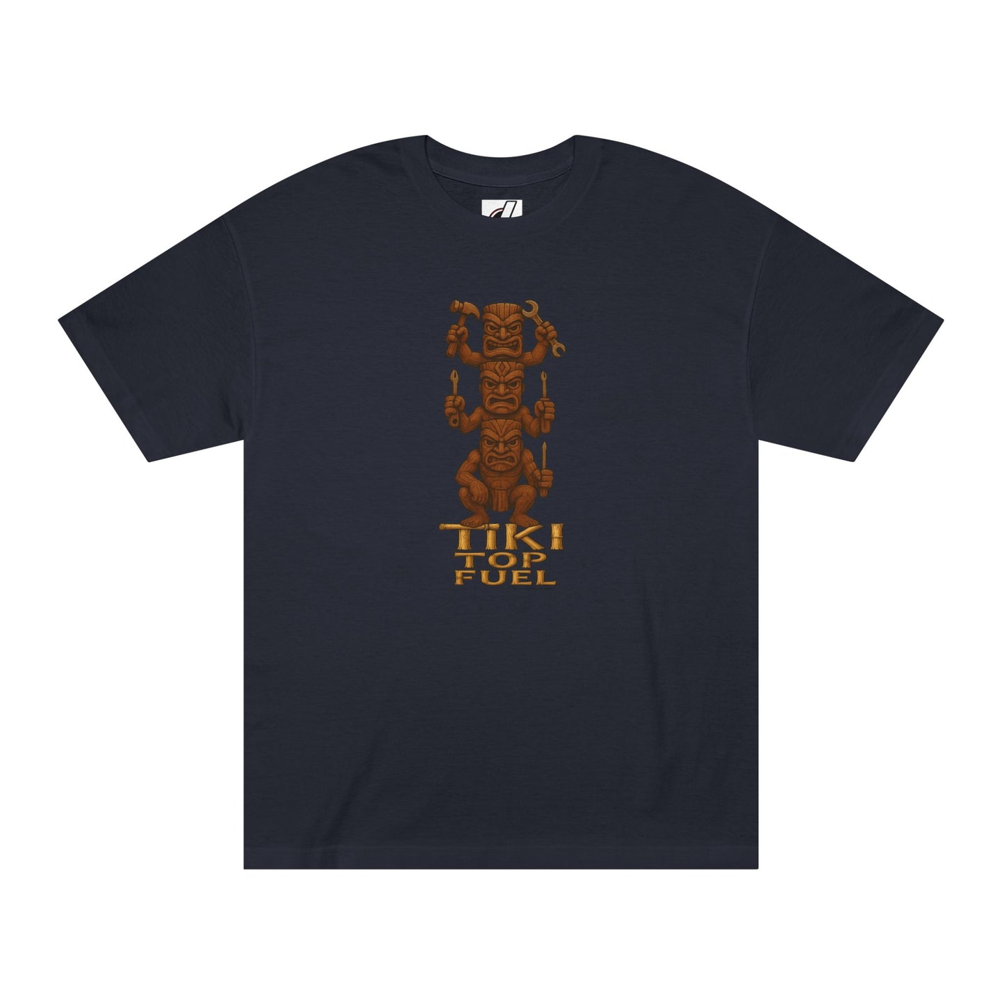 Tiki Top Fuel Tee, Unisex Graphic Shirt, Tiki Totem, bonspeed Street Wear