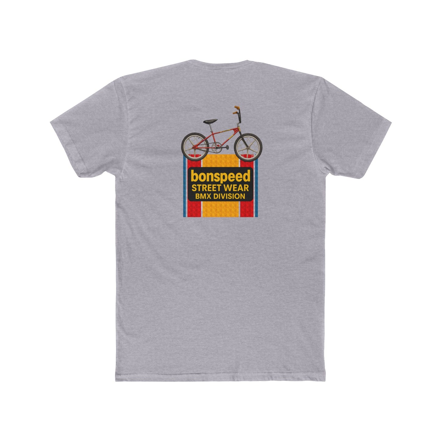 BMX Bike Graphic Tee — "bonspeed Street Wear BMX Division" Cotton T-Shirt