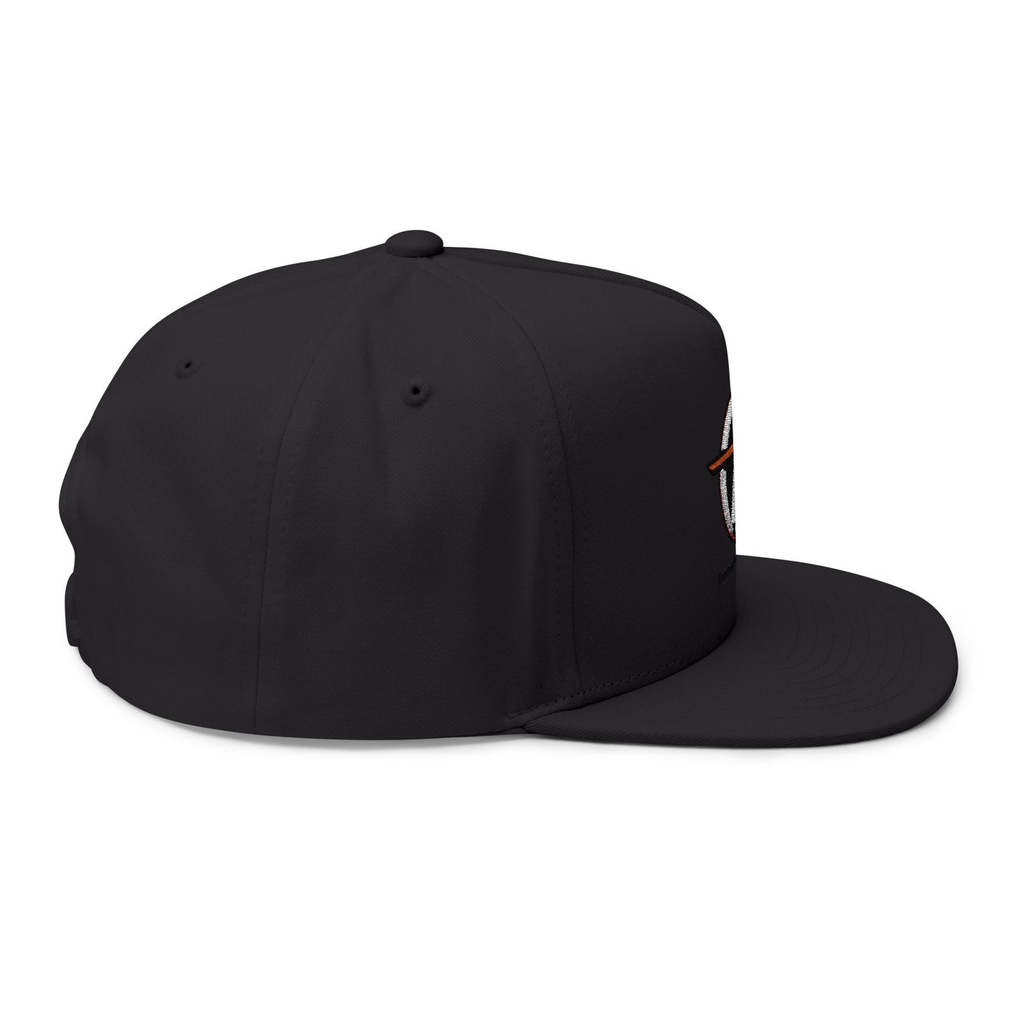 bonspeed Wheels Flat Bill Cap, Embroidered Design, Customizable Headwear, billet