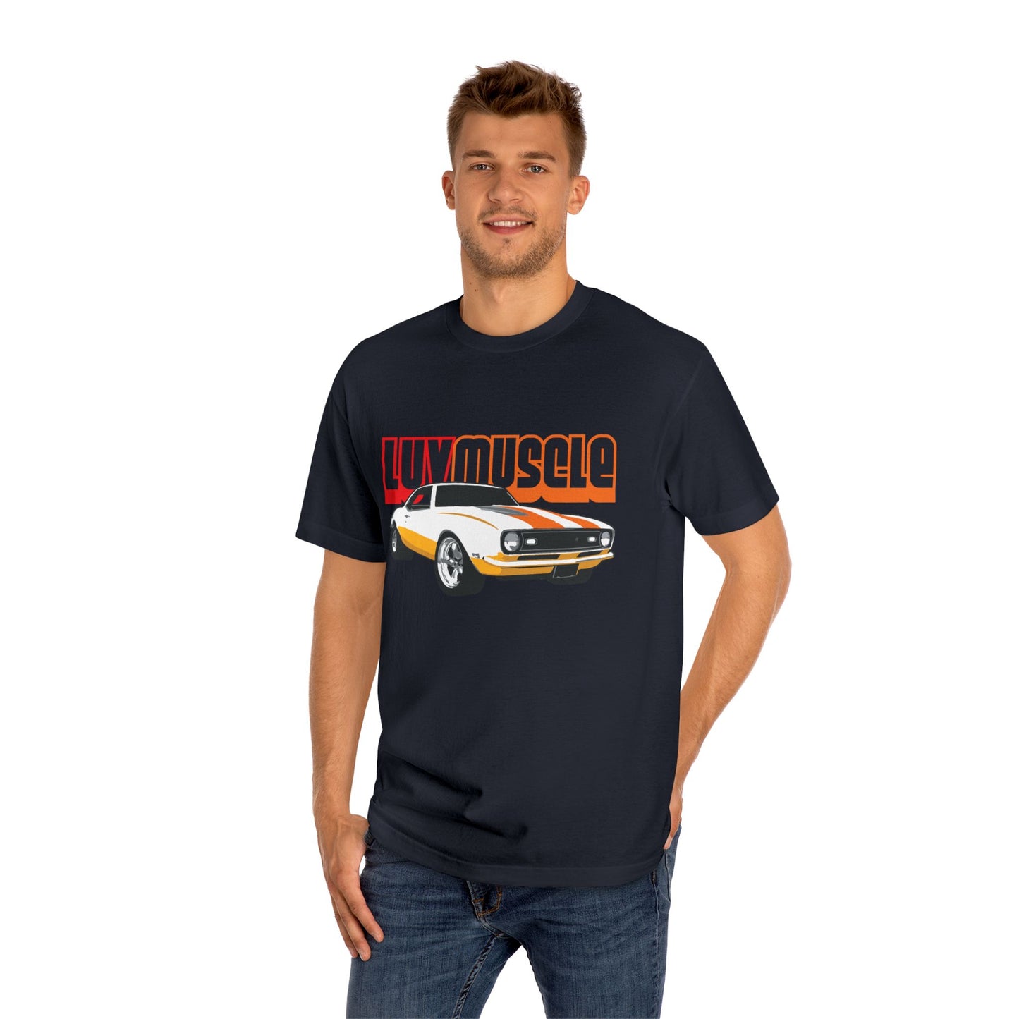 Vintage Muscle Car Unisex Tee, Car Enthusiast Tee, Classic Auto Apparel, Camaro, Luv Muscle