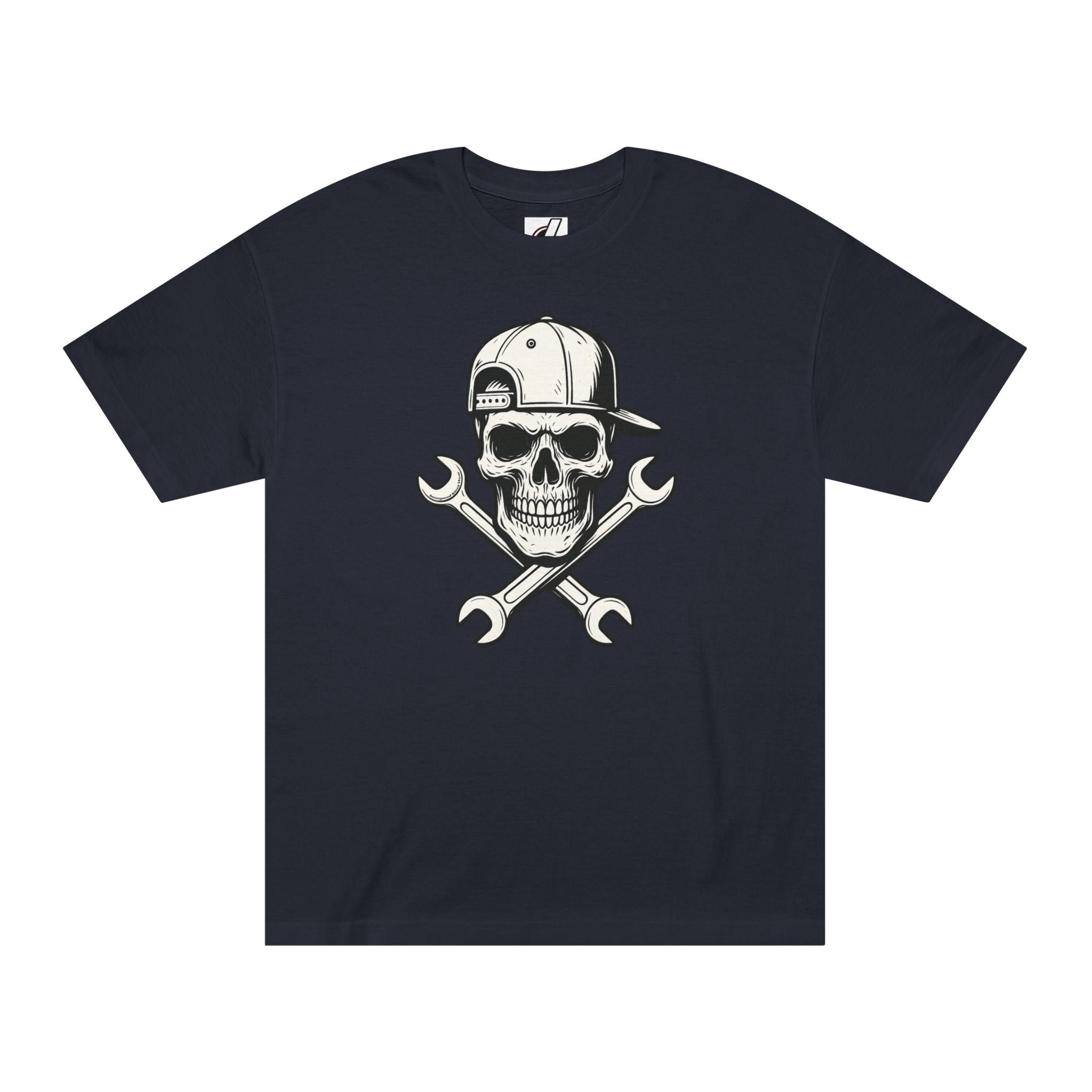Skull Crossed Wrench Tee, Car Guy T-Shirt, Gift for Him, bonspeed