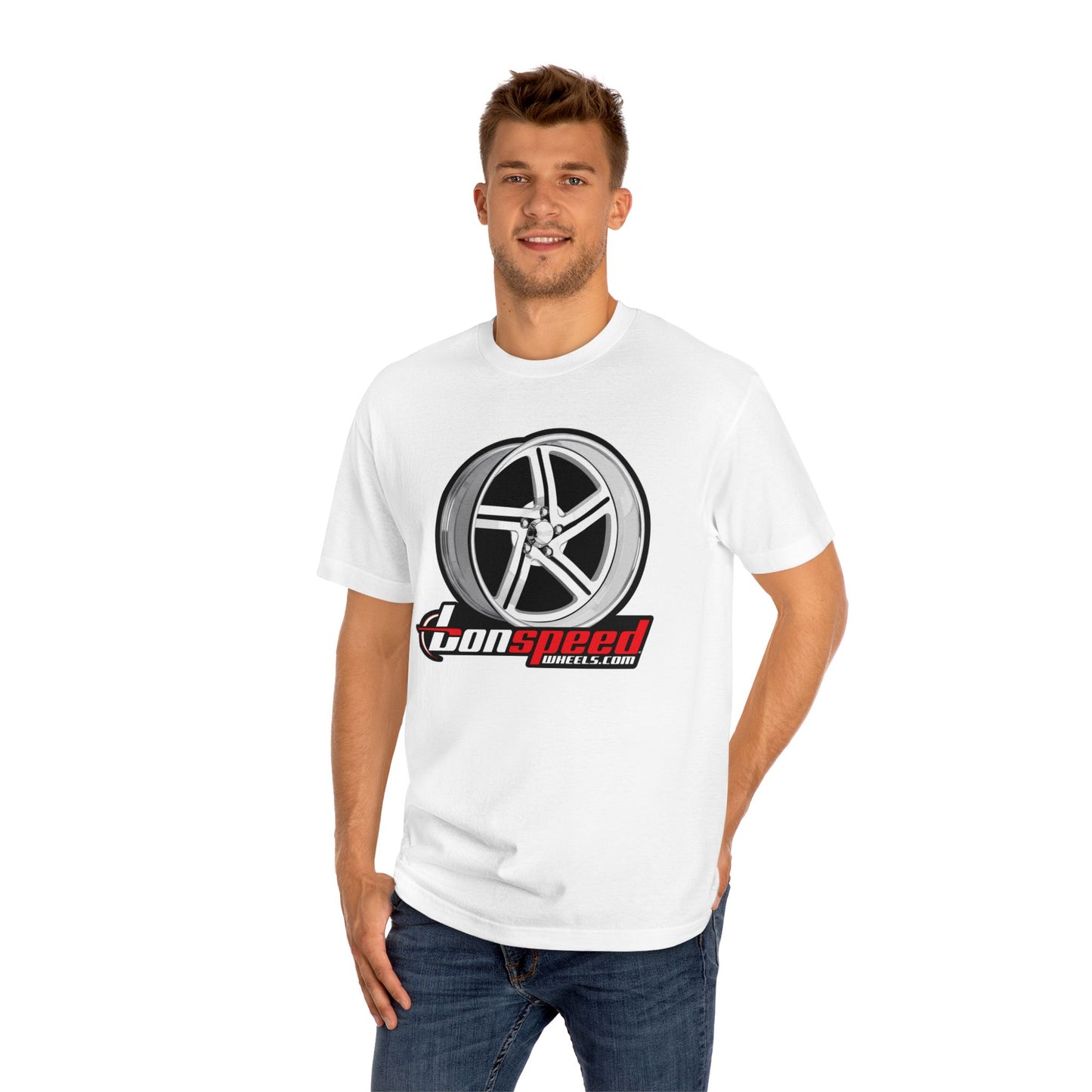 bonspeed Wheels SWEEP Tee - Unisex Classic T-Shirt, Billet Forged Wheels