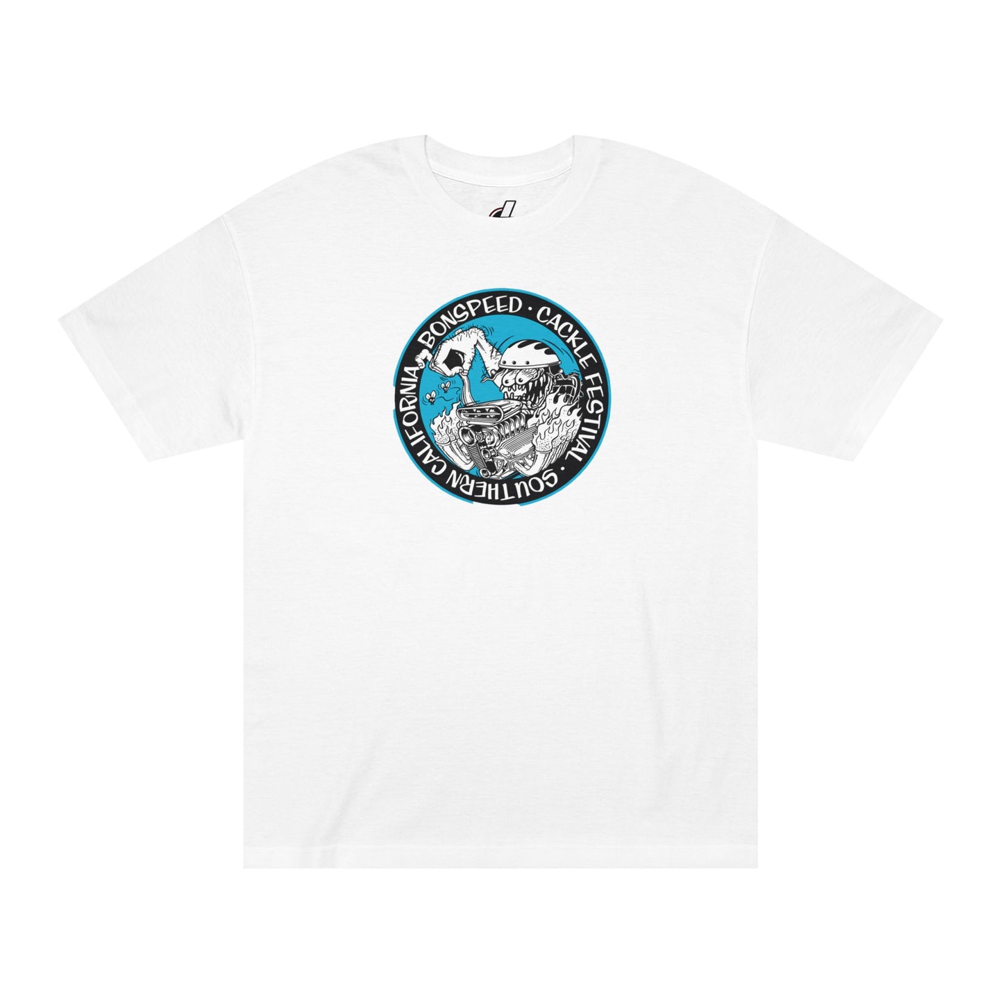 bonspeed CackleFest Tee, Fink Roth Vintage Style T-Shirt, Dragster, Monster