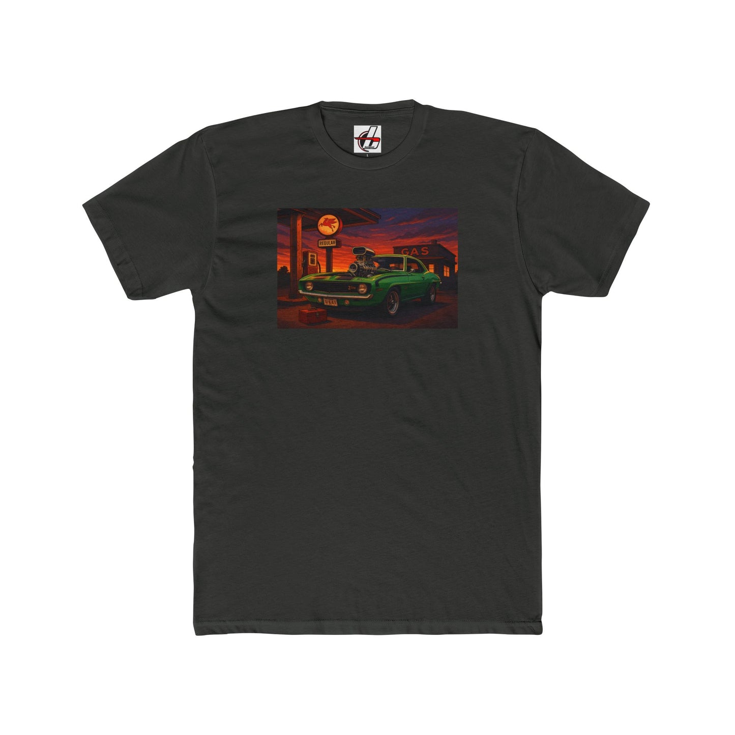 Blown 1969 Camaro Z/28 Street Machine Musclecar Gas Station T-shirt bonspeed Street Wear