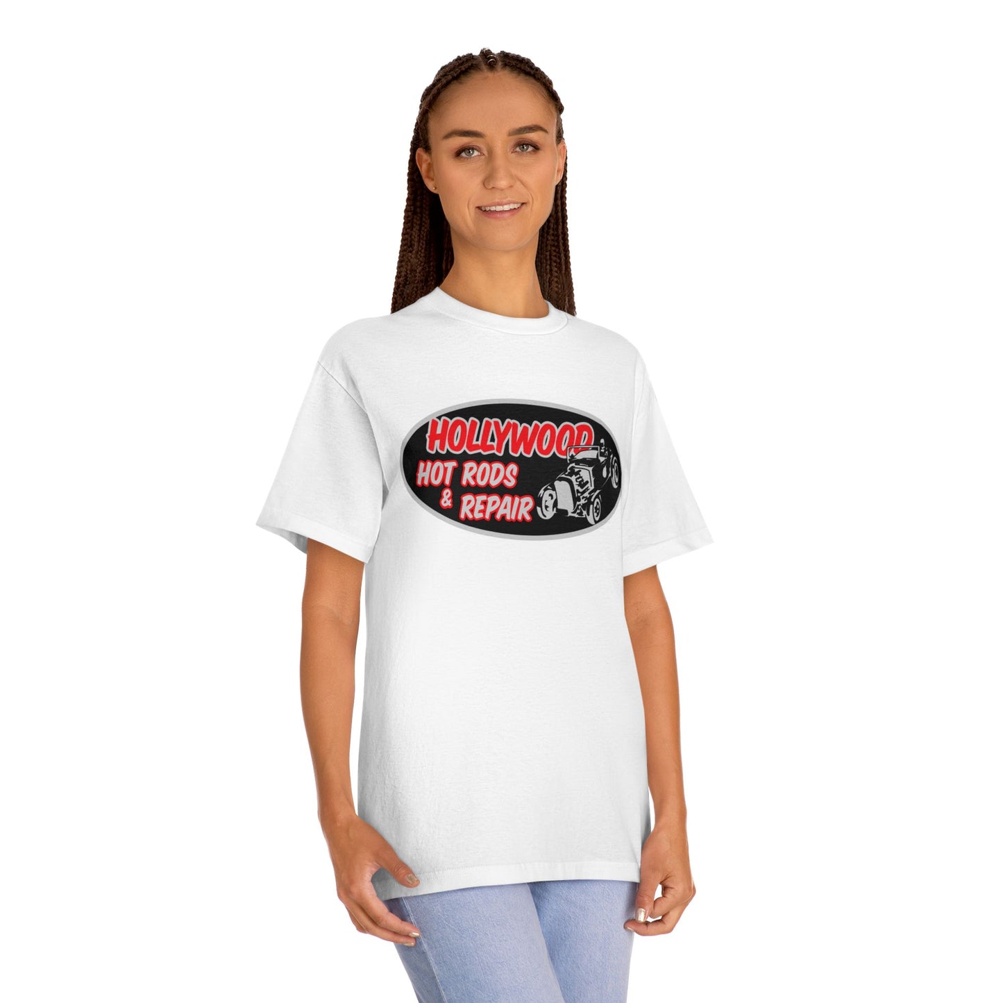 Hollywood Hot Rods Unisex Classic Tee | Vintage Car Lovers, Gifts, Reissue