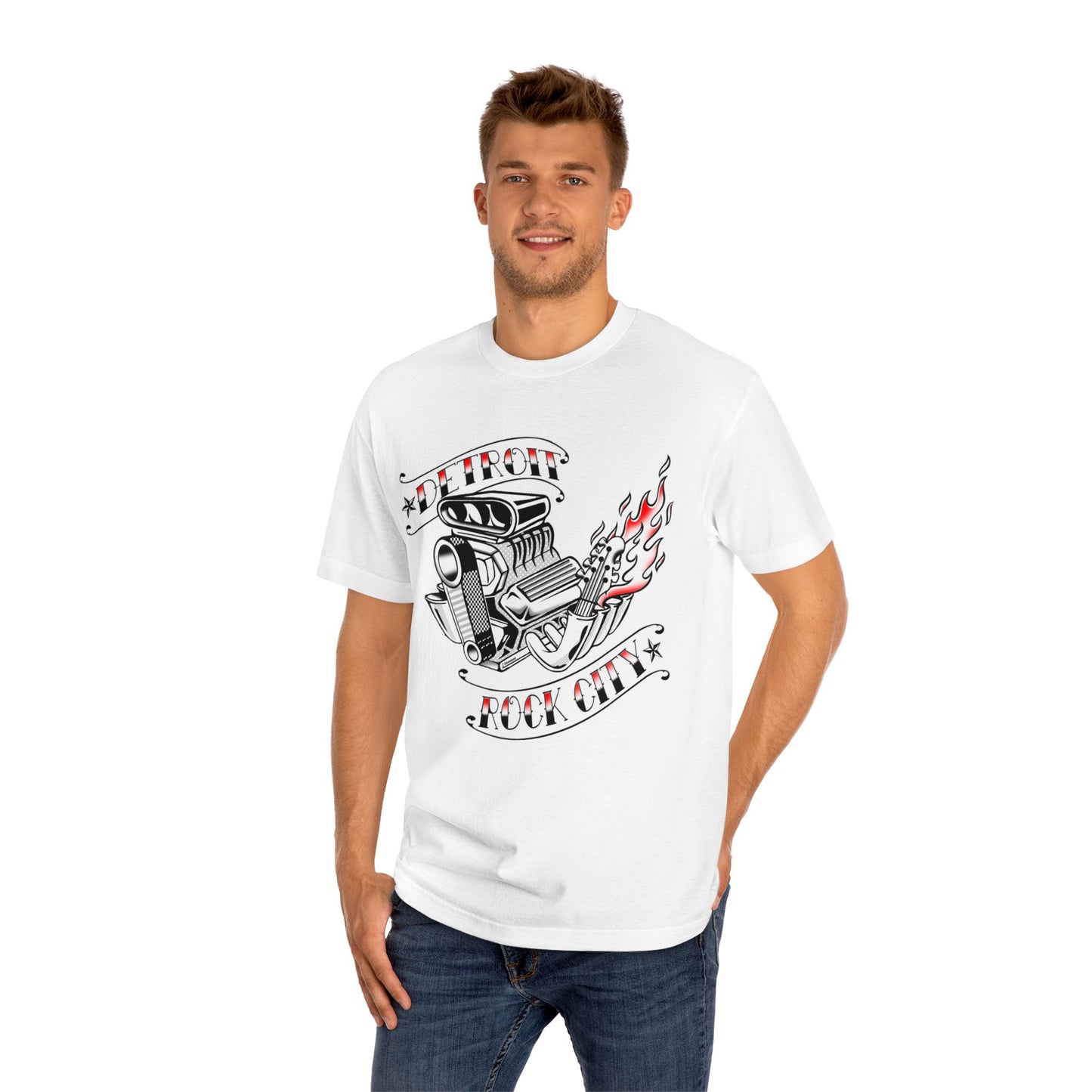 Detroit Rock City Tee, Vintage Car Lover Shirt, Unisex T-Shirt, Blower Motor