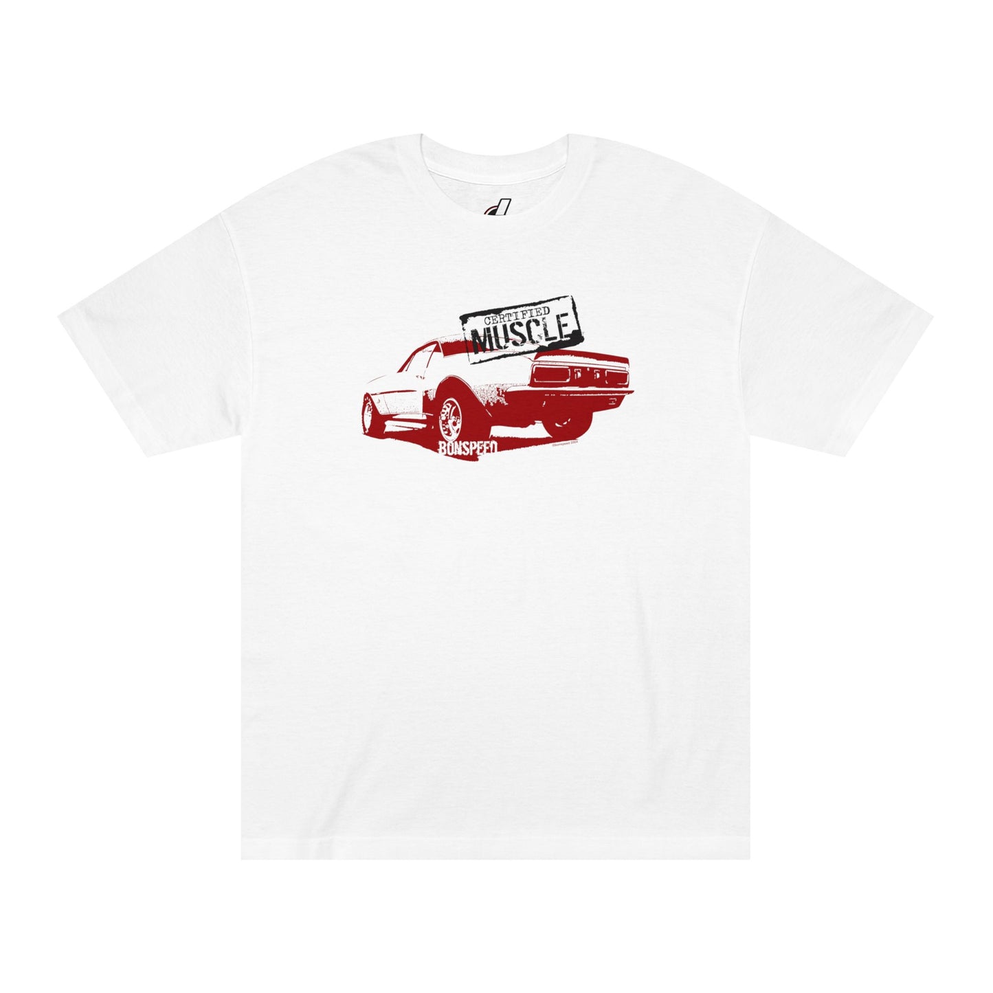 Certified Muscle bonspeed Tee, Muscle Car Camaro on Your Chest, T-Shirt