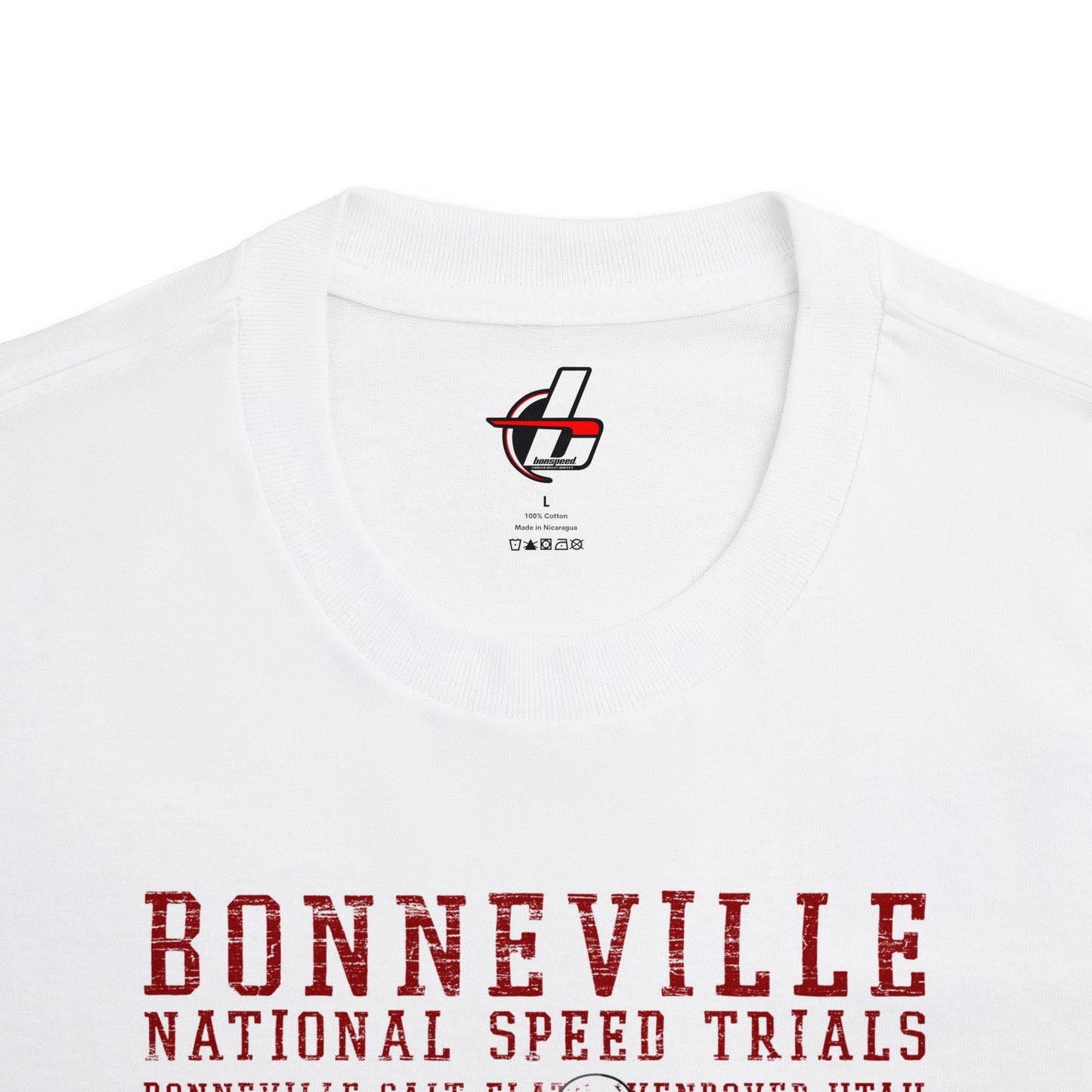 Bonneville Speed Trials T-Shirt, Vintage Motorcycle, bonspeed, Land Speed