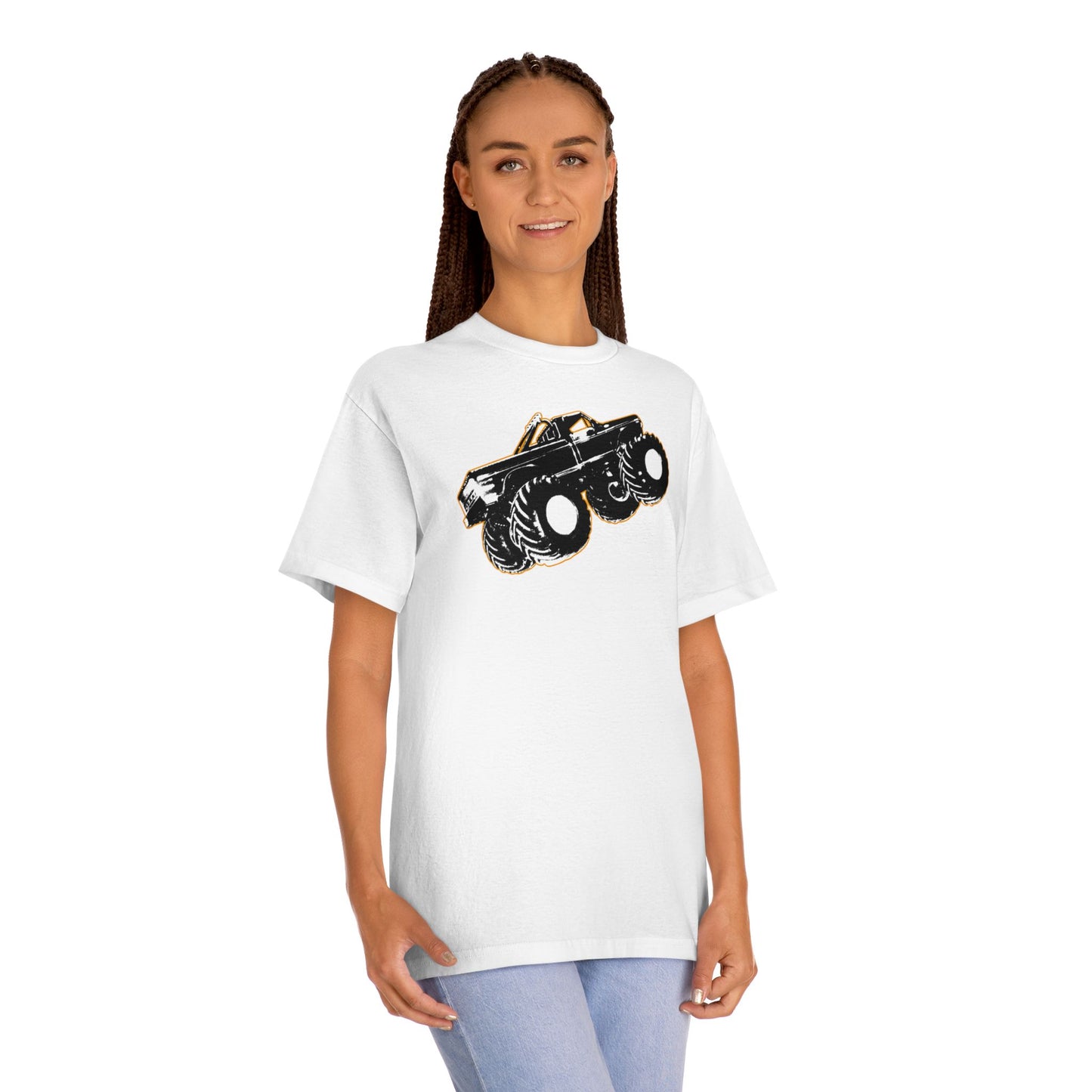 Monster Truck Classic Tee Big Tires Ford F150 Crush Something, bonspeed Original