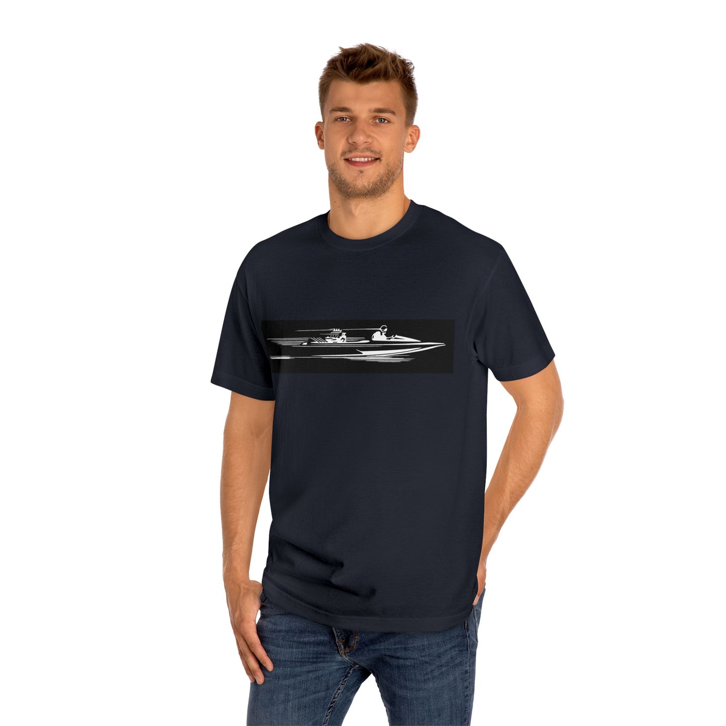 Flat Bottom Drag Boat Tee - The SEA Icon for bonspeed Series T-Shirts