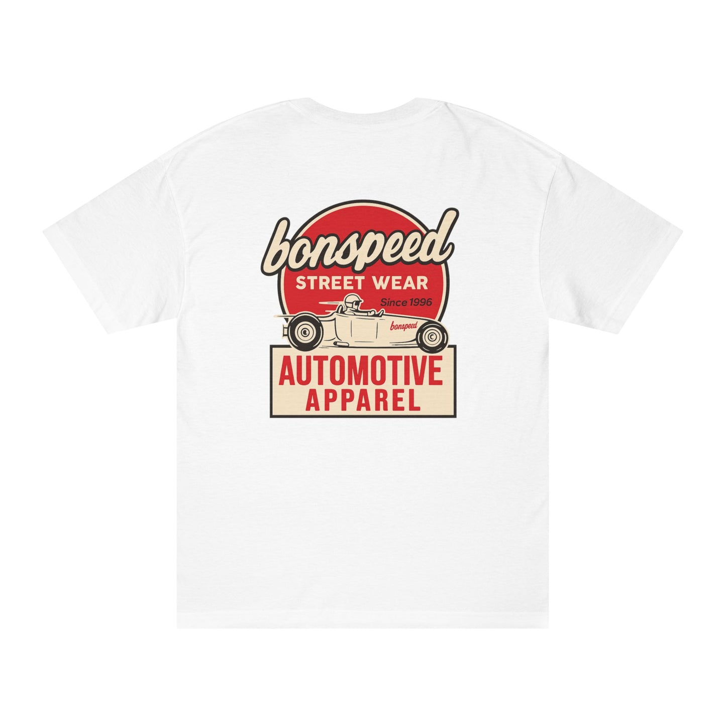bonspeed Street Wear Vintage Garage Graphic, Classic Speedster Hot Rod T-Shirt